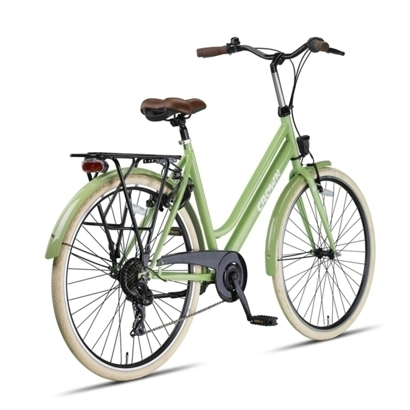 New York Plus 28 Inch - Salie Groen - 53cm - Damesfiets - AE-trading