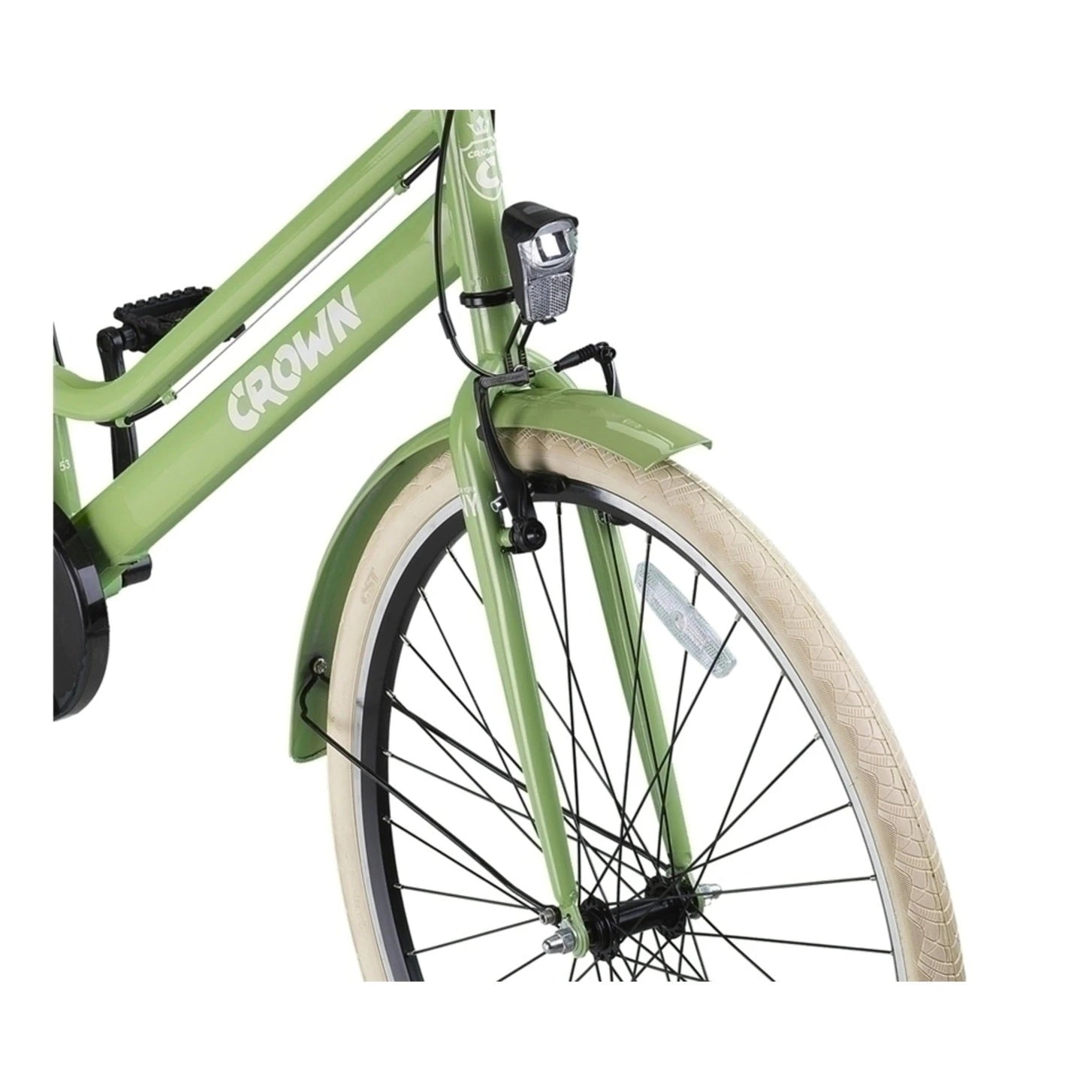 New York Plus 28 Inch - Salie Groen - 53cm - Damesfiets - AE-trading