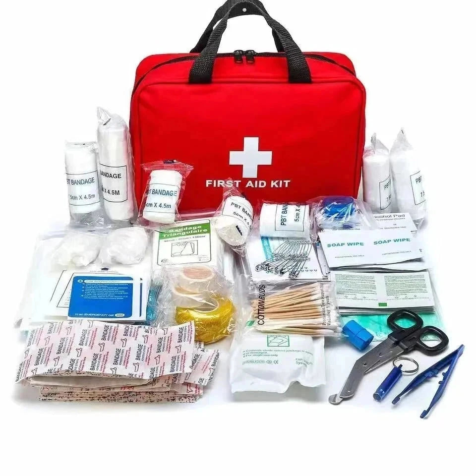 Noodpakket Compleet - Waterfilter - Opbergzak - Solar Powerbank - Gasfornuis - Nood Radio - EHBO-kit - Isolatiedeken - AE-trading