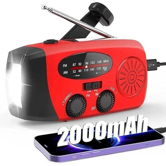Noodrugzak Compleet Noodpakket Oorlog Rampsituatie - Zwart - Noodrantsoen - Waterfilter - Noodradio - EHBO-kit - Powerbank - Black Out Solar - AE-trading