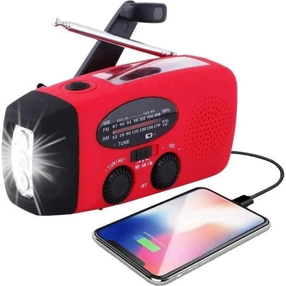 Noodradio – Alles-in-één Survival Radio - STONEGO - AE-trading