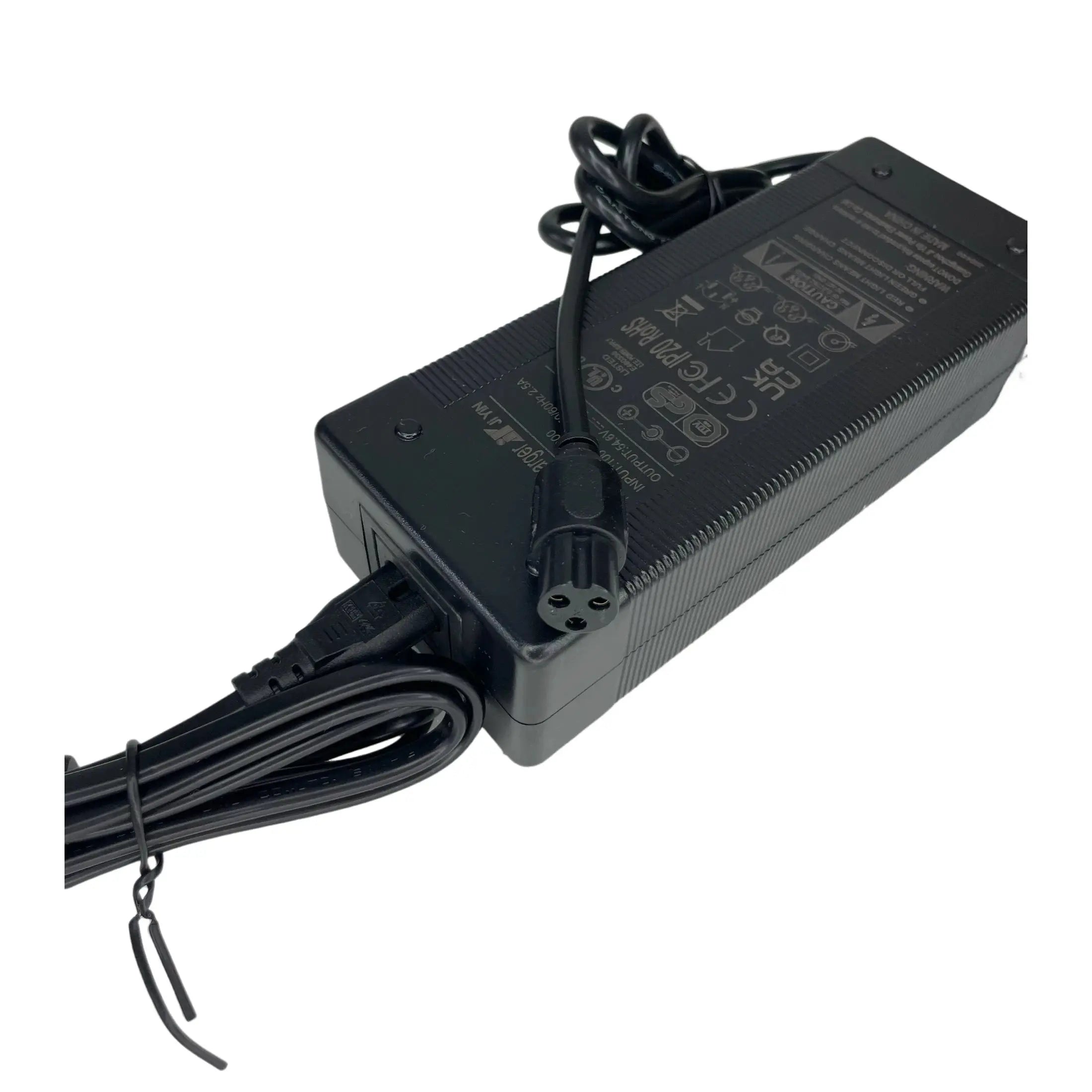 Oplader V20 Fatbike QmWheel Nieuw model 3 pins - AE-trading