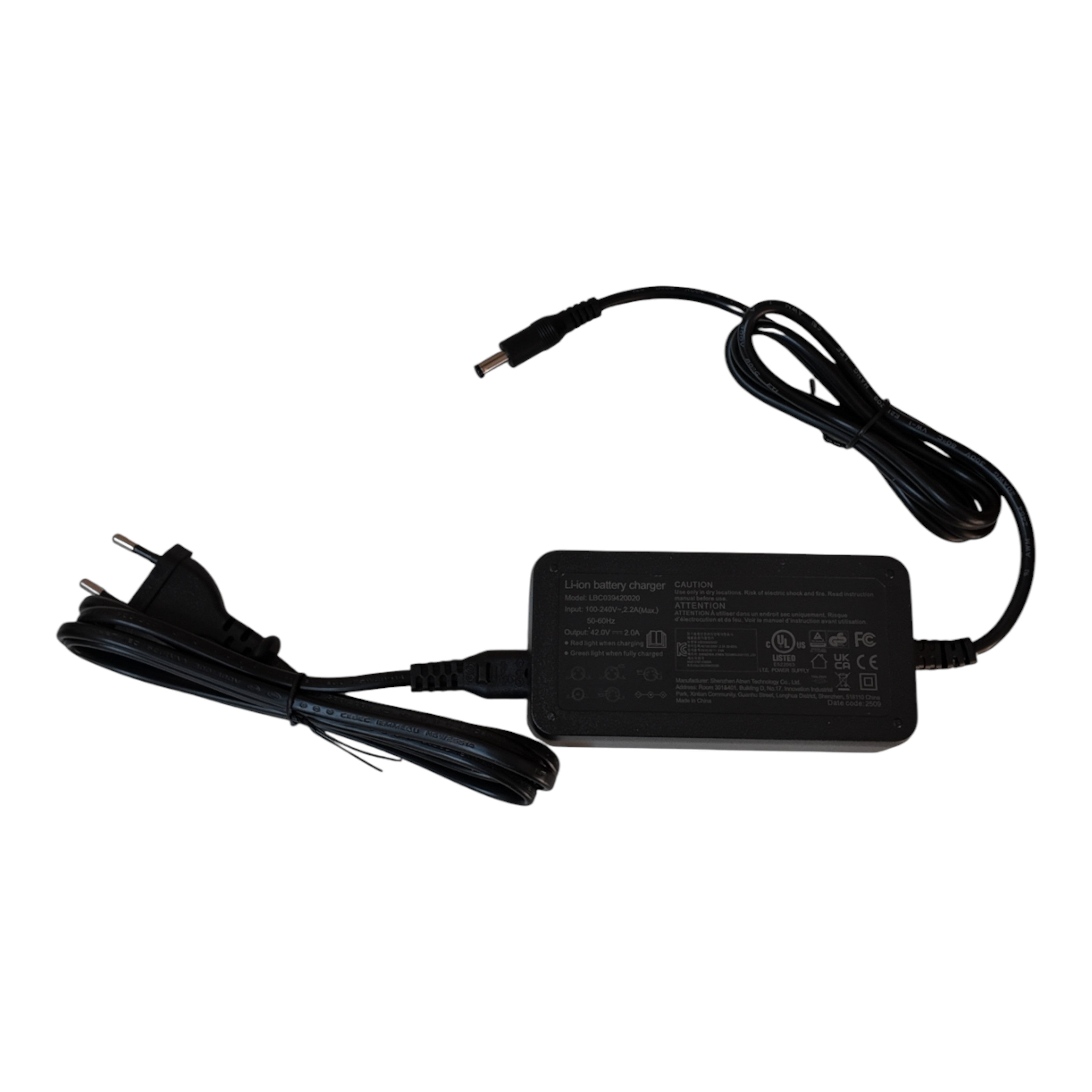 Oplader voor Ouxi C80 Mini Fatbike - AE-trading