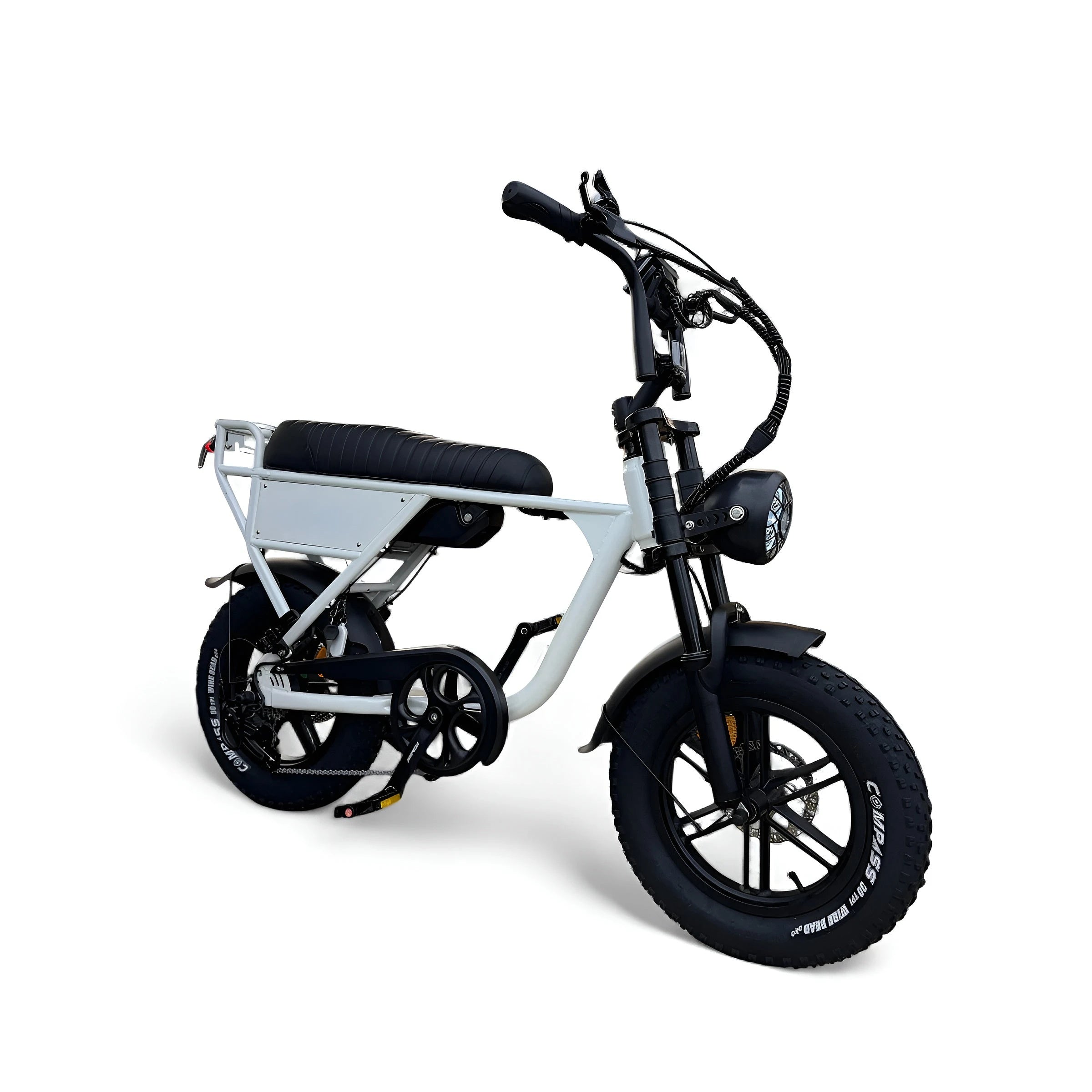 Ouxi C63 Mini Fatbike - Kinderfatbike - Wit - 16x4 inch - Accu 36V (10.5Ah) - 250W Motor - Shimano 7 Versnellingen - Hydraulische Remmen - AE-trading