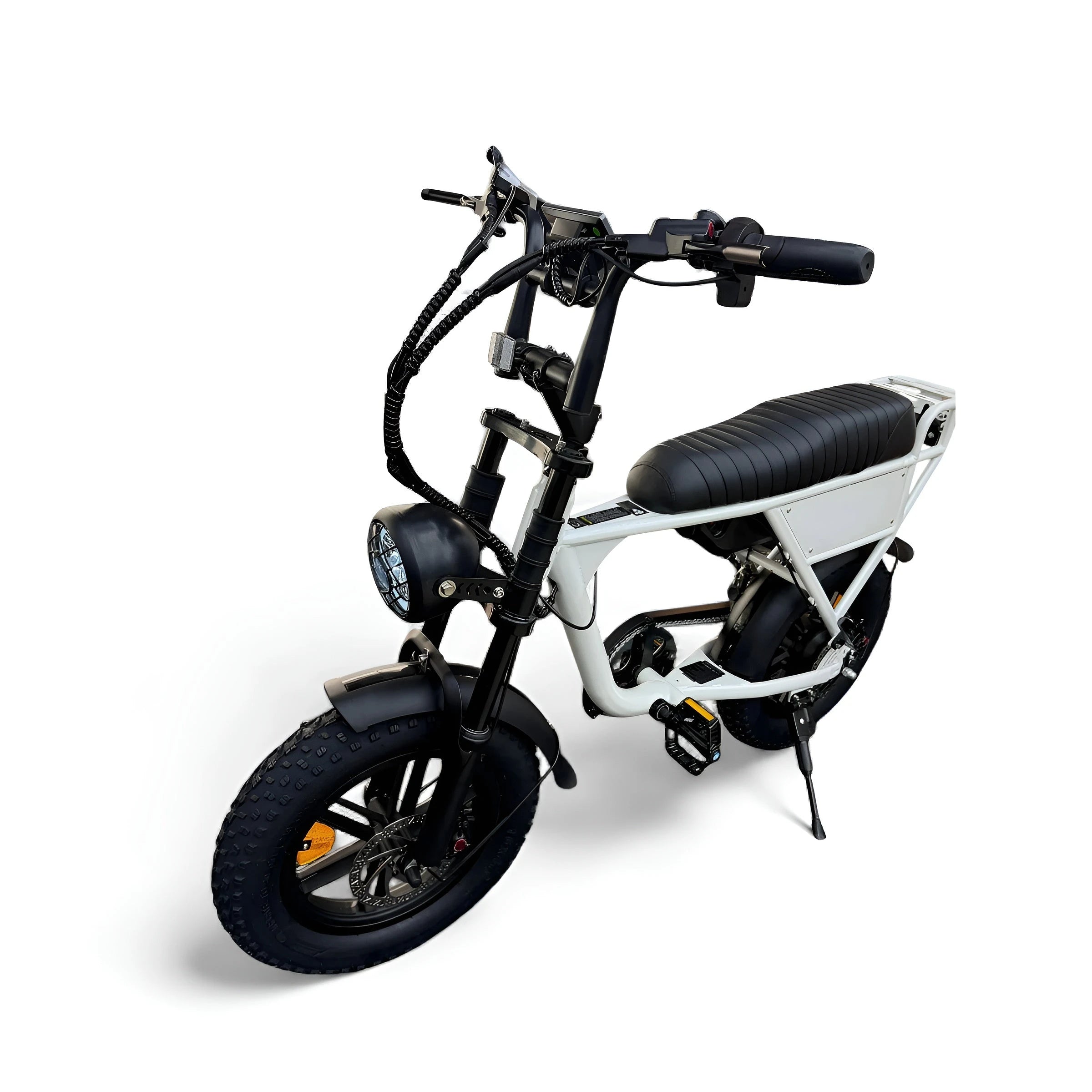 Ouxi C63 Mini Fatbike - Kinderfatbike - Wit - 16x4 inch - Accu 36V (10.5Ah) - 250W Motor - Shimano 7 Versnellingen - Hydraulische Remmen - AE-trading