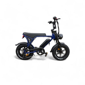 Ouxi C80 Mini Fatbike Candy Blue met Hydraulische Remmen - AE-trading