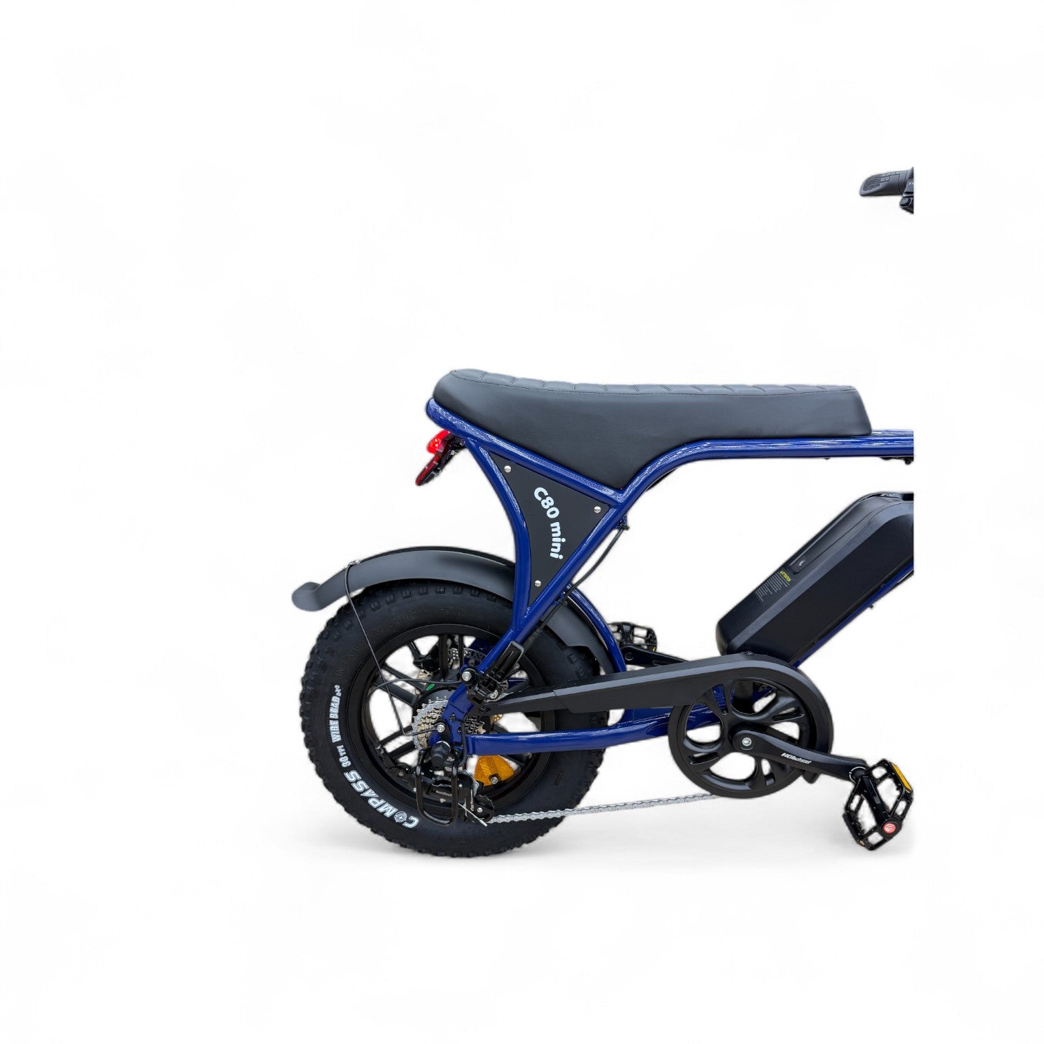 Ouxi C80 Mini Fatbike Candy Blue met Hydraulische Remmen - AE-trading