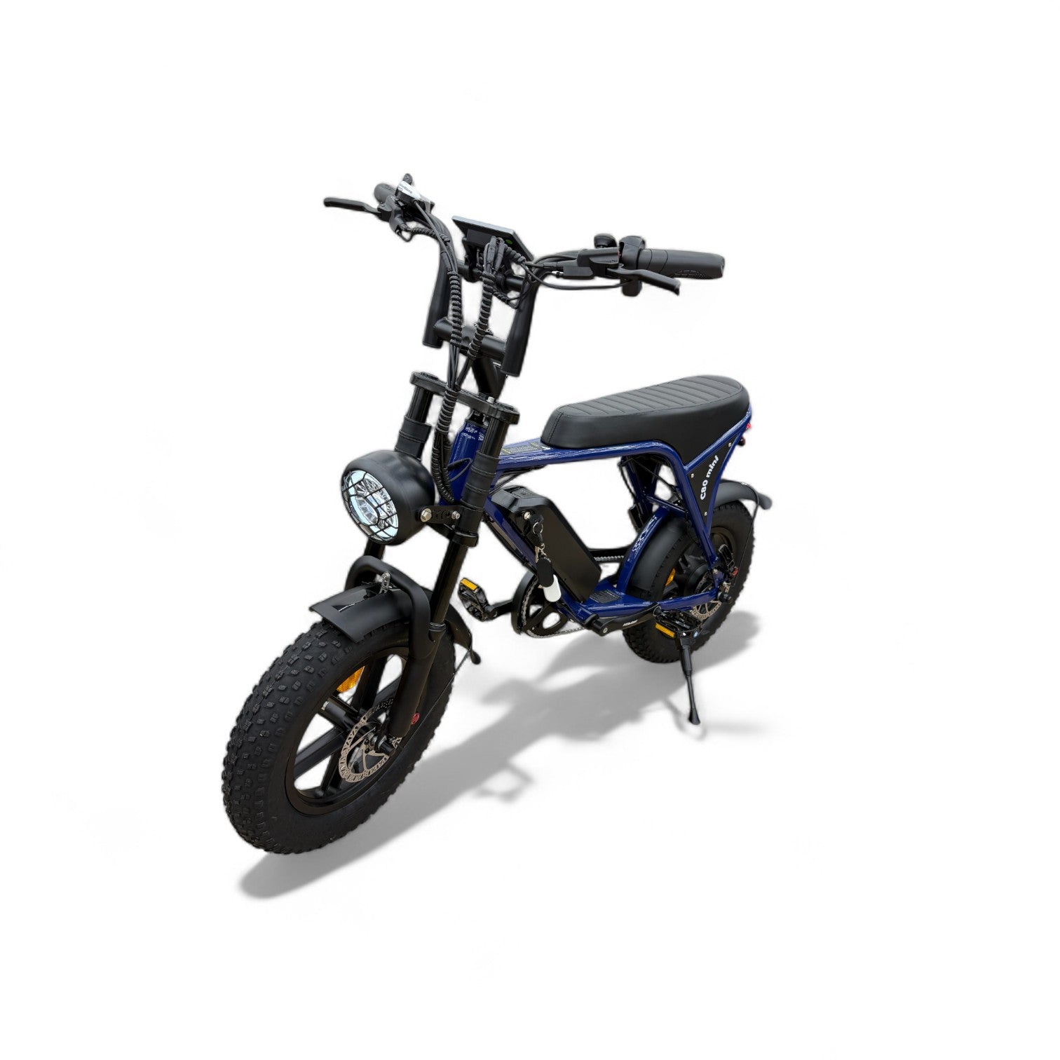 Ouxi C80 Mini Fatbike Candy Blue met Hydraulische Remmen - AE-trading