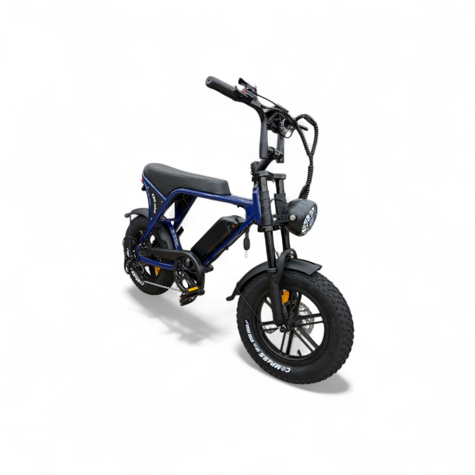 Ouxi C80 Mini Fatbike Candy Blue met Hydraulische Remmen - AE-trading