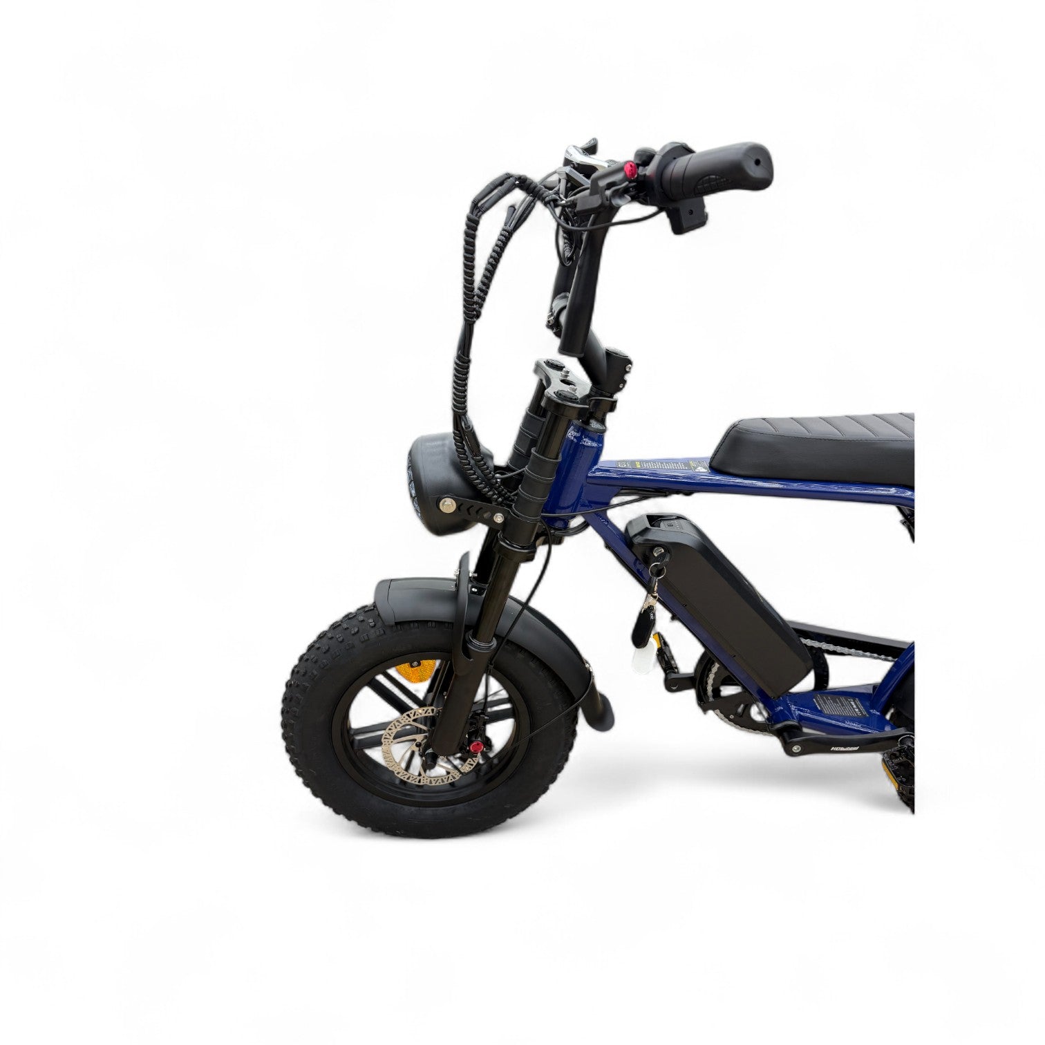 Ouxi C80 Mini Fatbike Candy Blue met Hydraulische Remmen - AE-trading