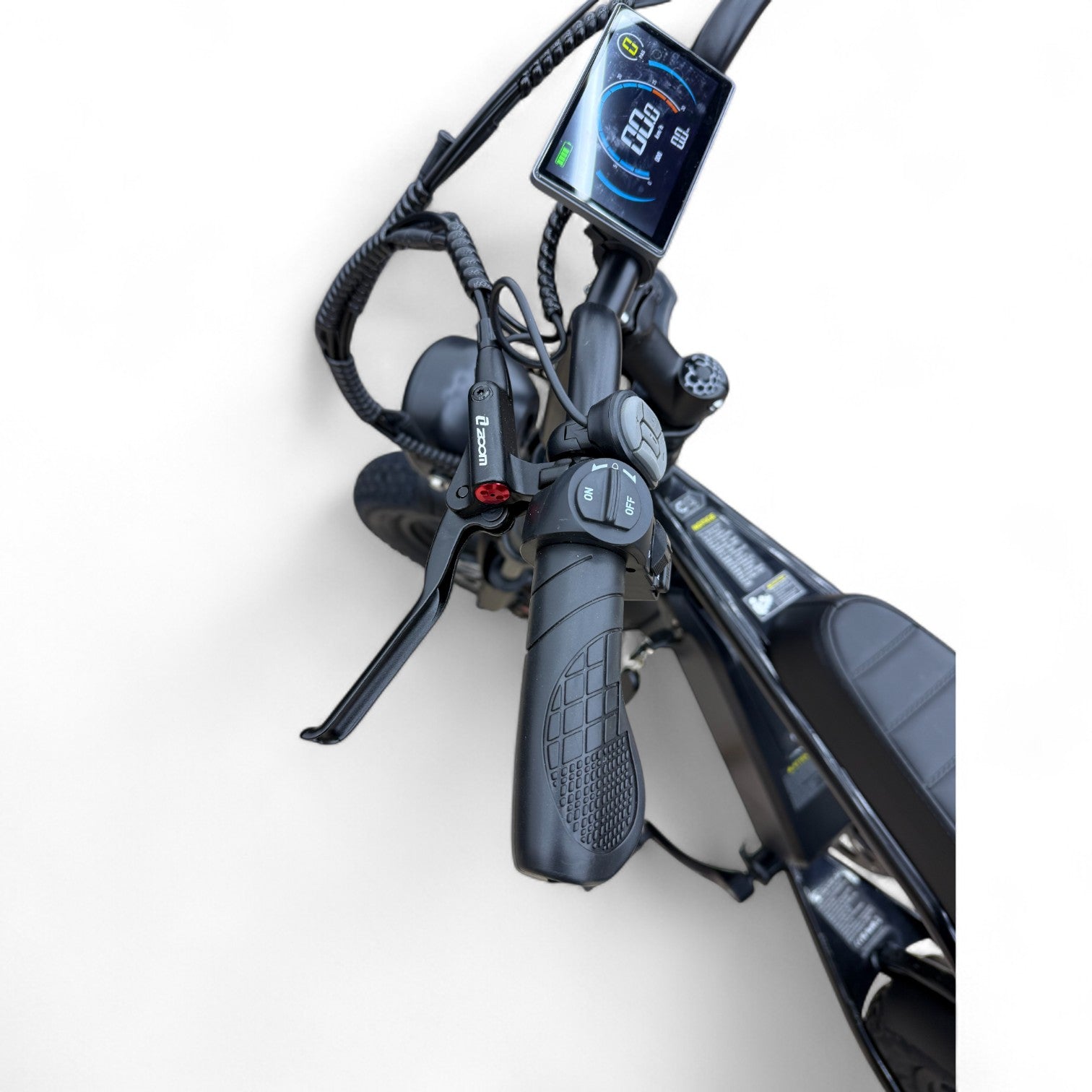 Ouxi C80 Mini Fatbike Glans Zwart - AE-trading