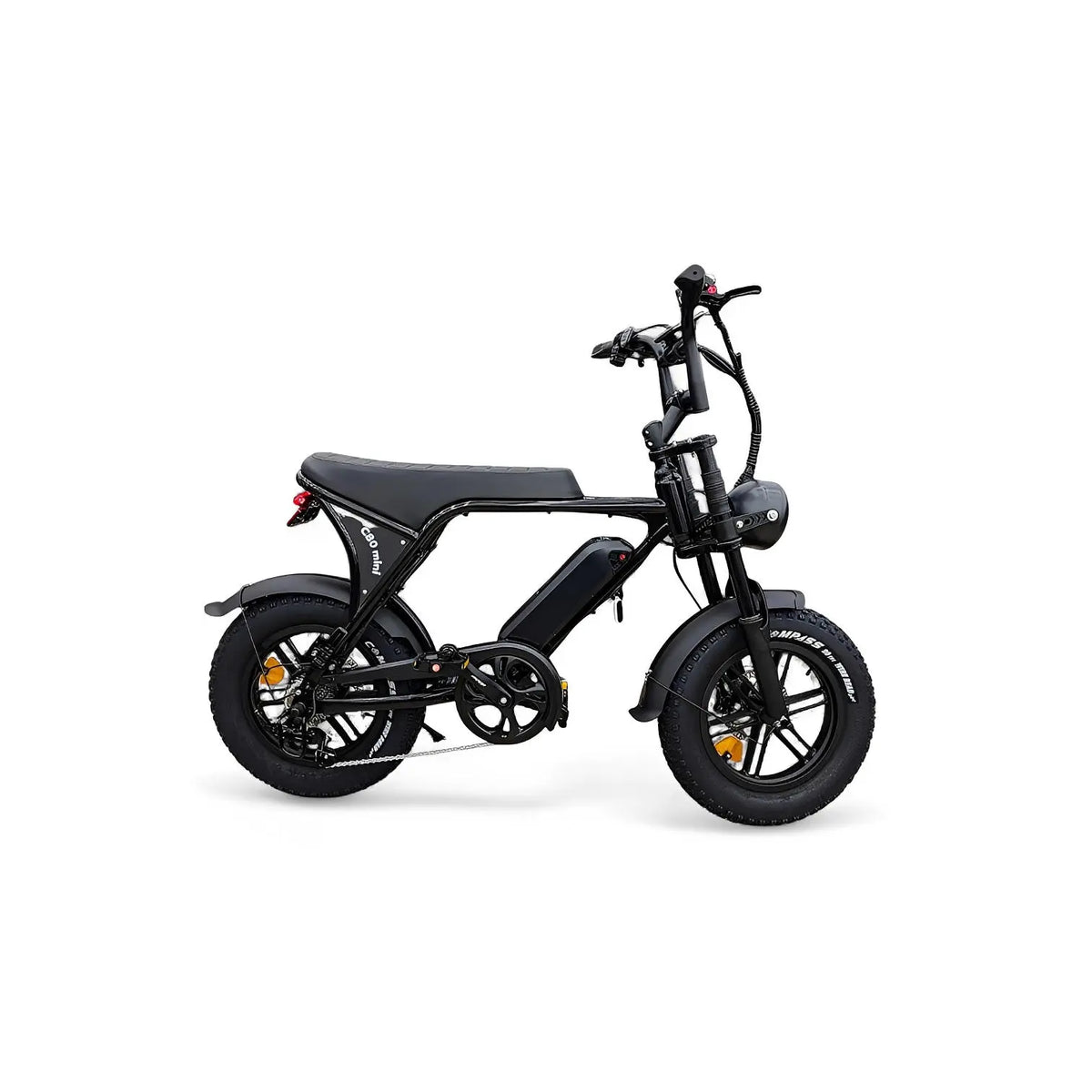 Ouxi C80 Mini Fatbike – Glans Zwart – 2026 - AE-trading