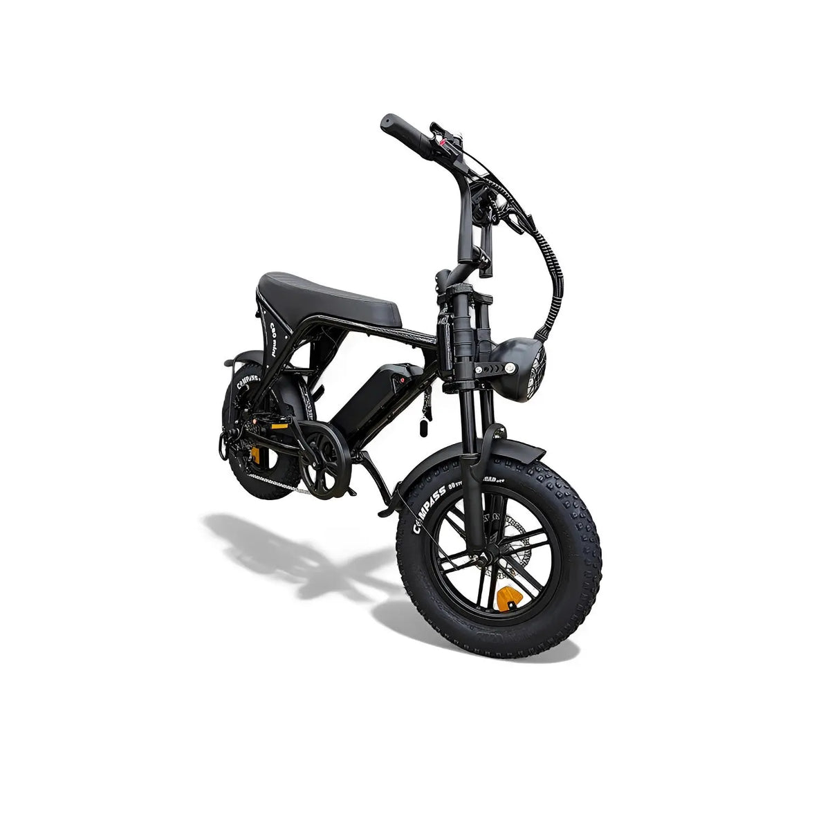 Ouxi C80 Mini Fatbike – Glans Zwart – 2026 - AE-trading