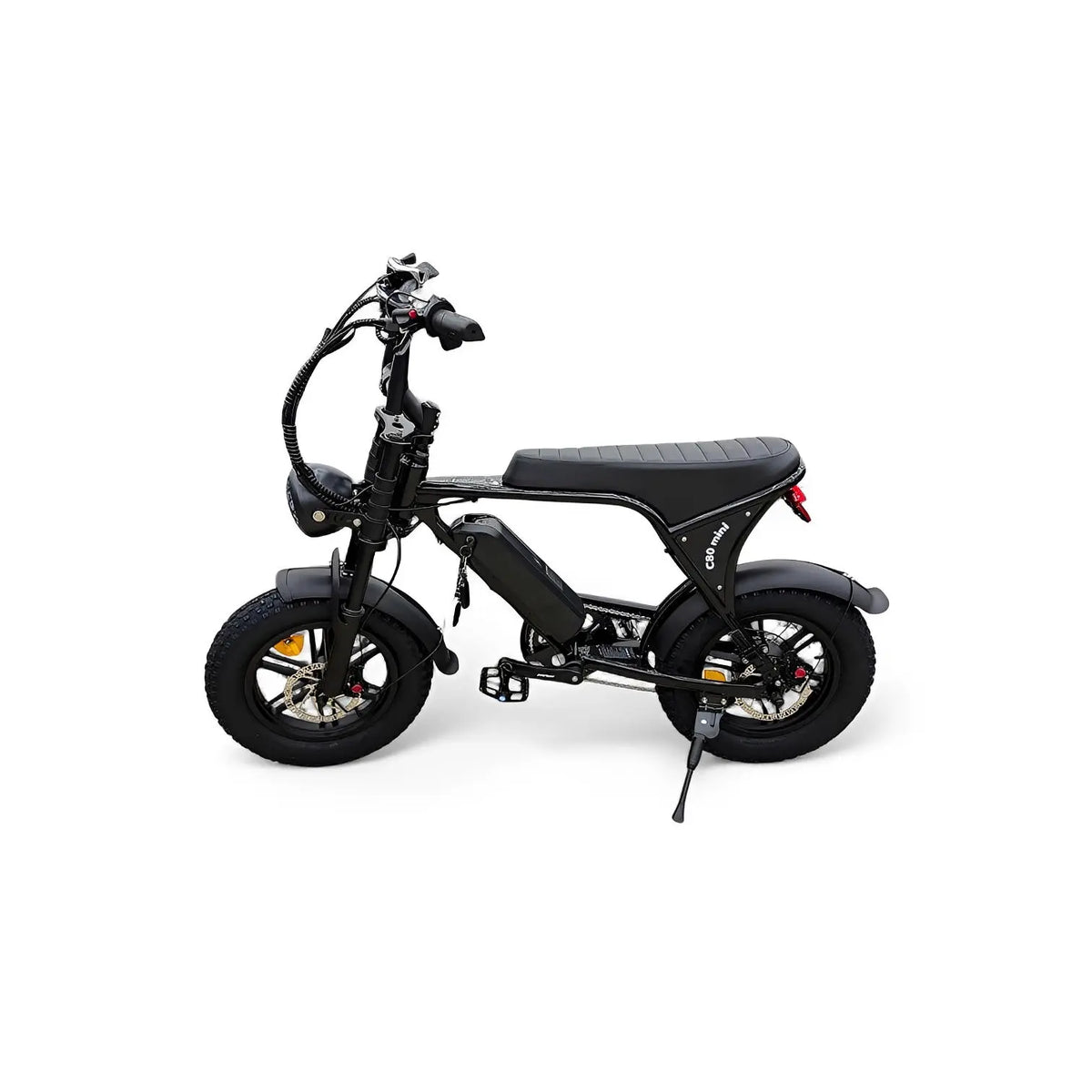 Ouxi C80 Mini Fatbike – Glans Zwart – 2026 - AE-trading