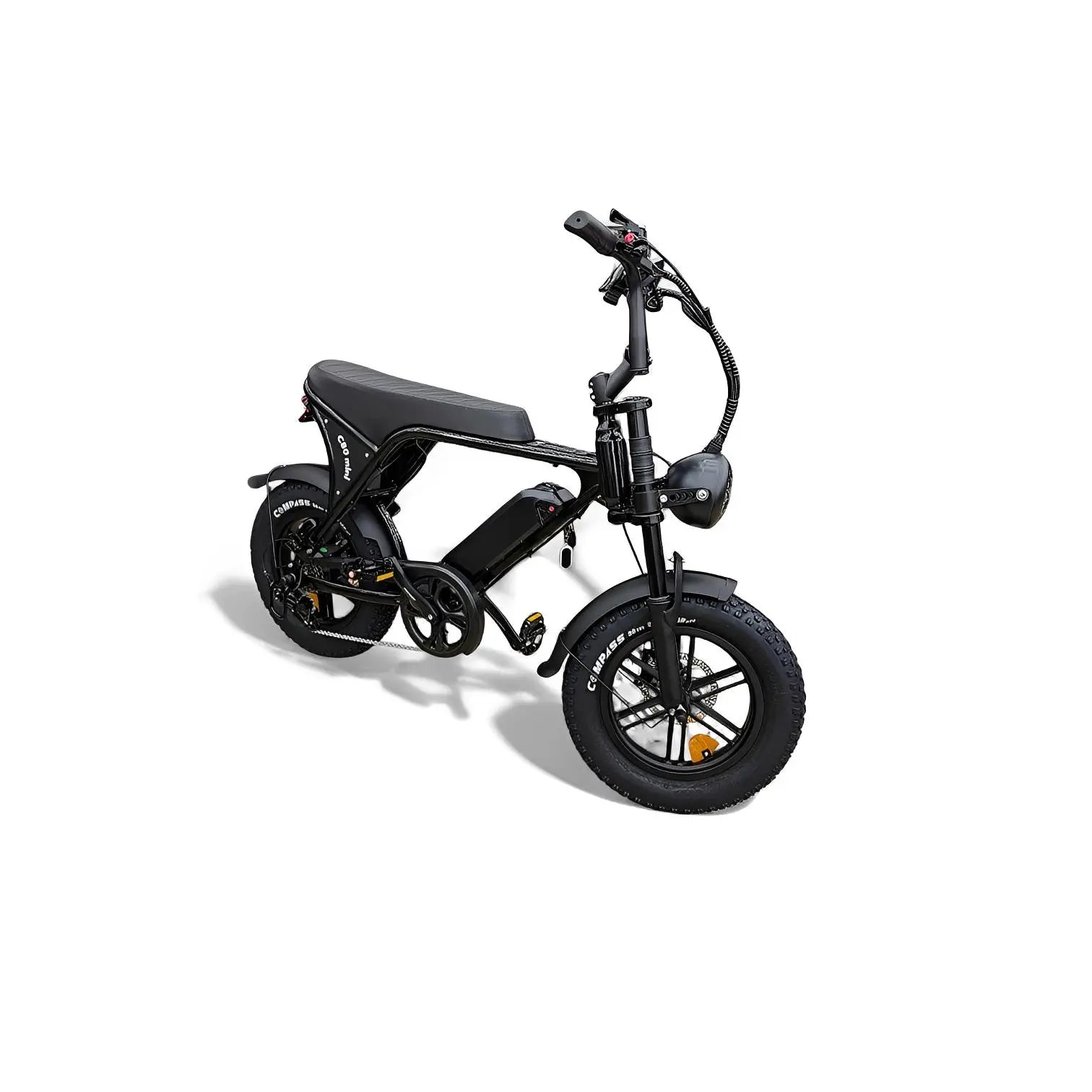 Ouxi C80 Mini Fatbike Glans Zwart - AE-trading