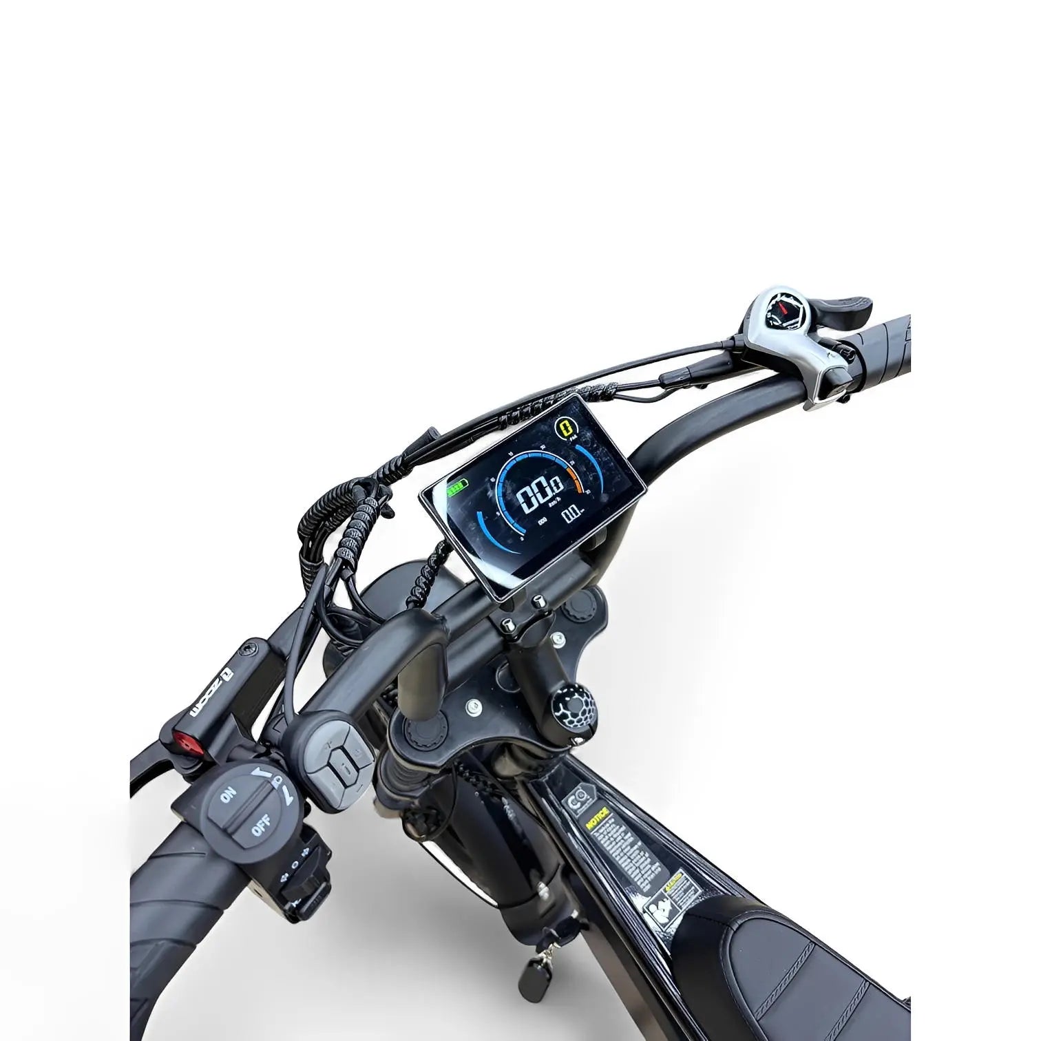 Ouxi C80 Mini Fatbike Glans Zwart - AE-trading