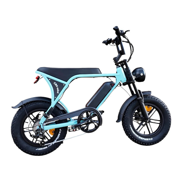 Ouxi C80 Mini Fatbike - Lichtblauw - 2026 - AE-trading