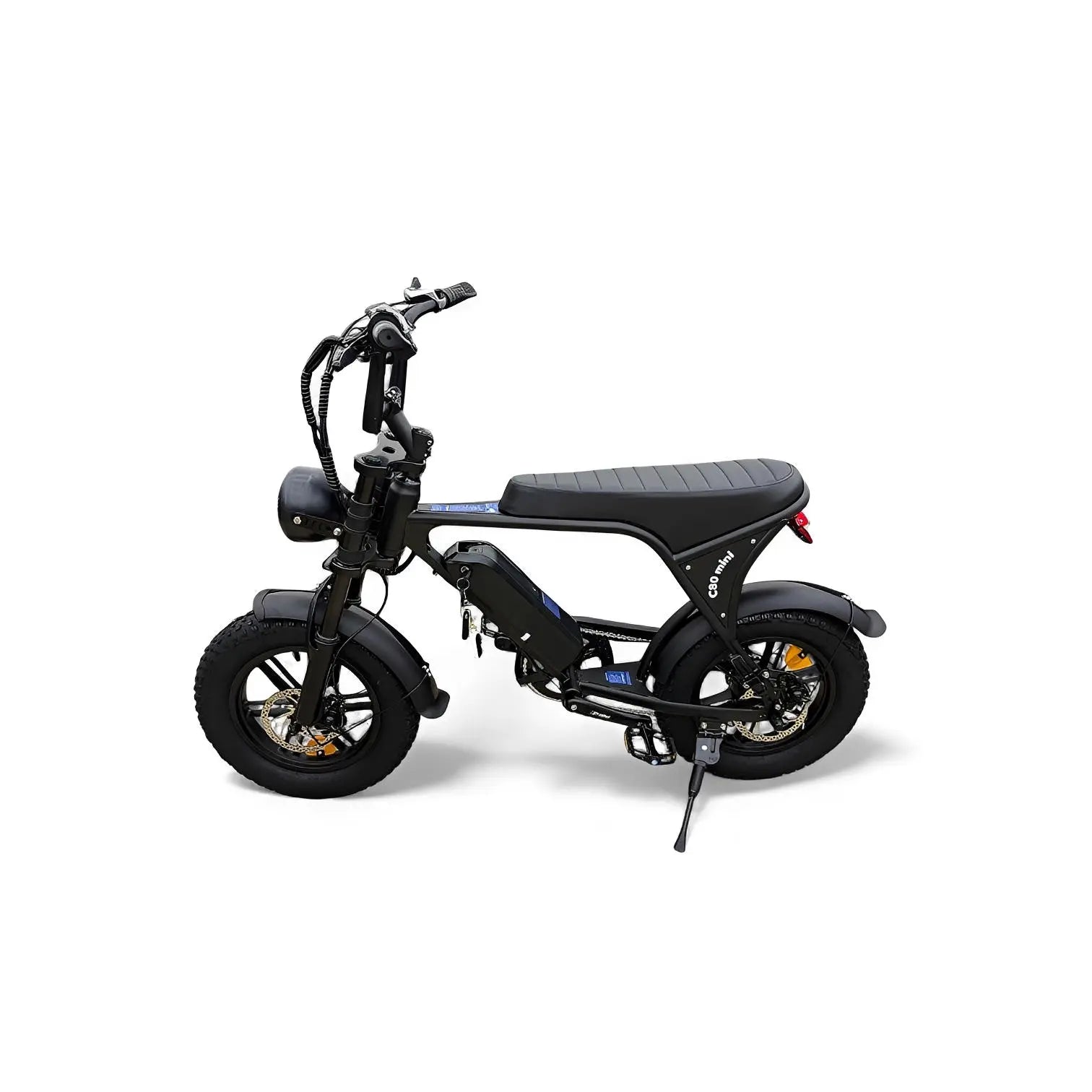 Ouxi C80 Mini Fatbike Mat Zwart - AE-trading