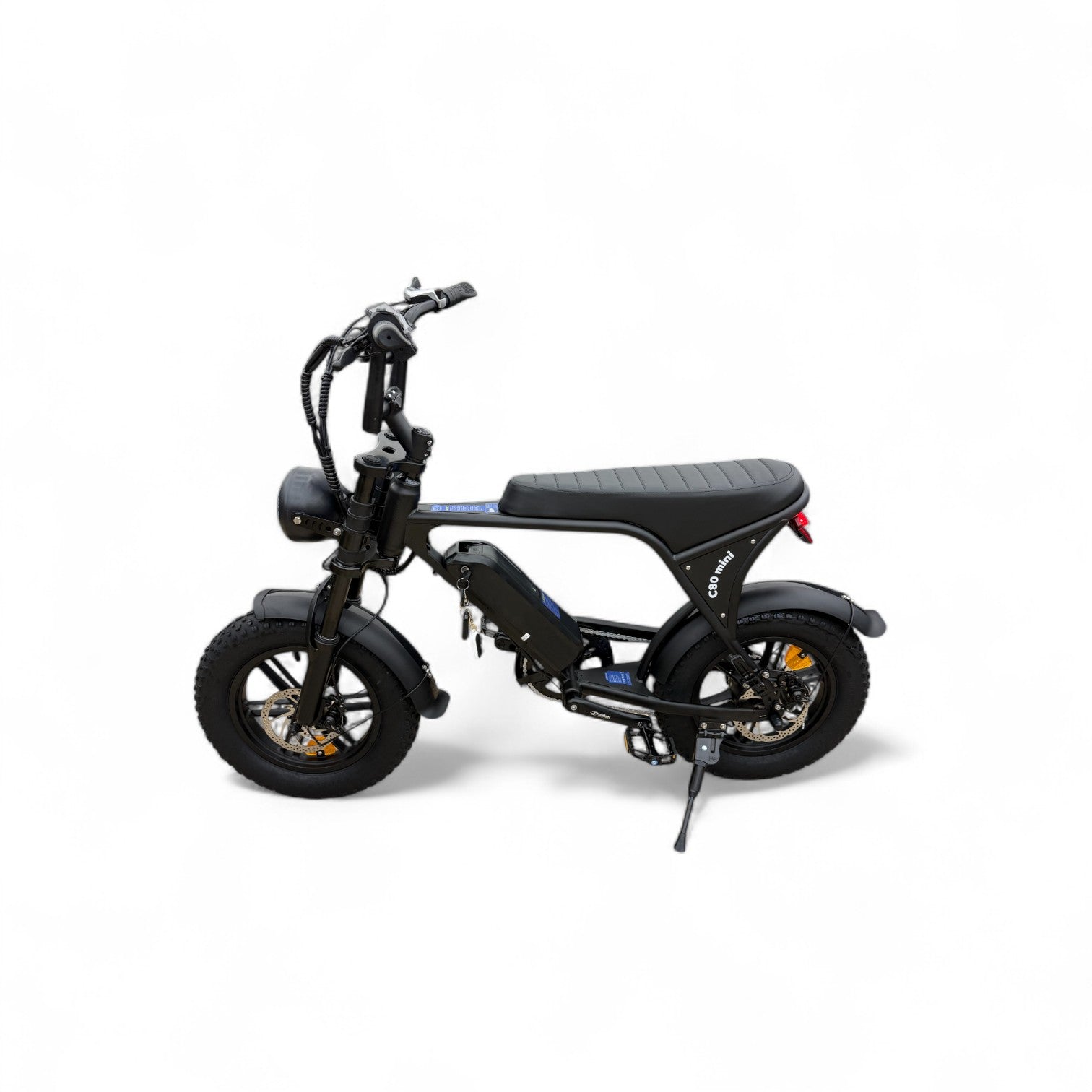 Ouxi C80 Mini Fatbike Mat Zwart