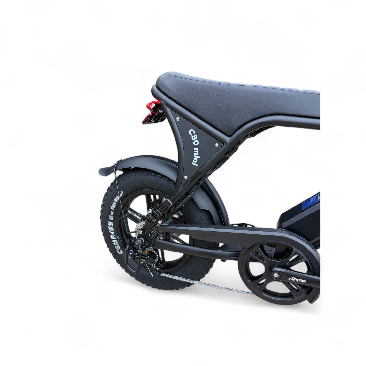 Ouxi C80 Mini Fatbike Mat Zwart