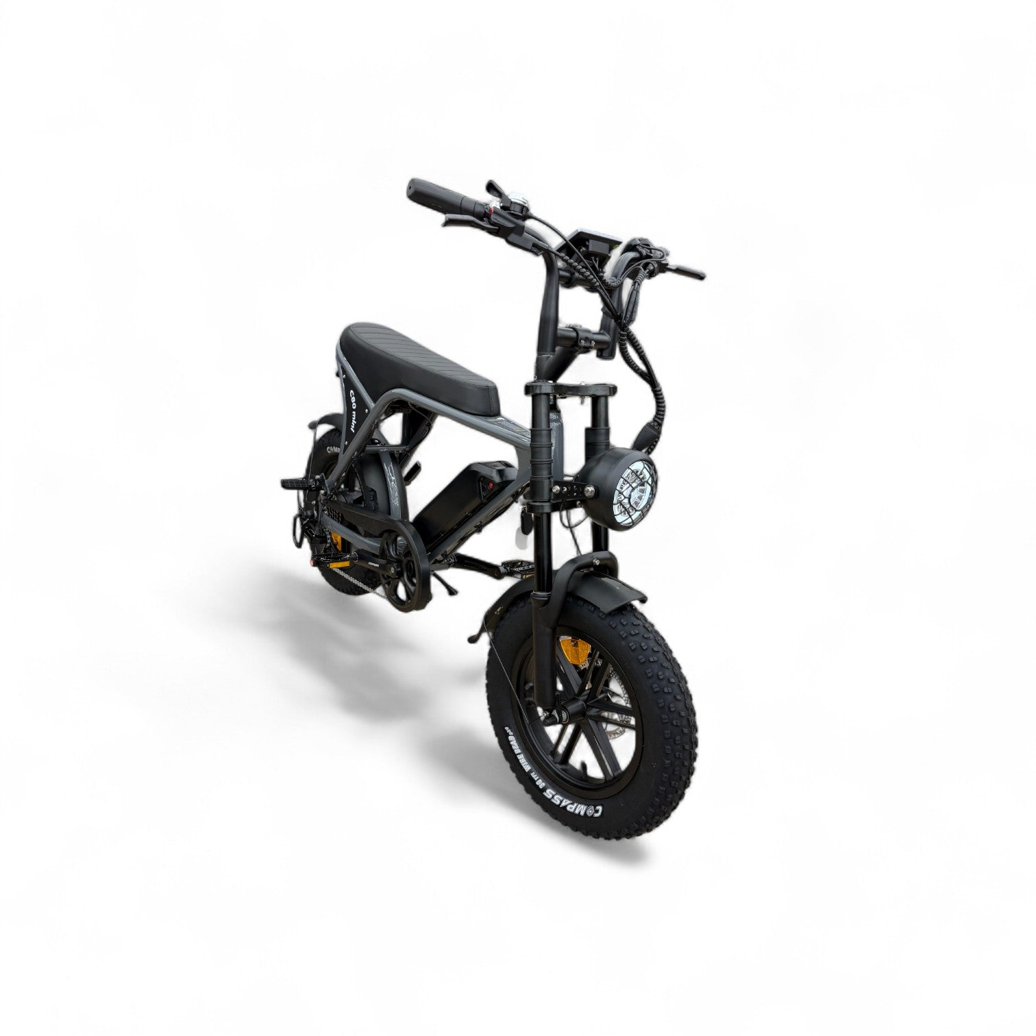 Ouxi C80 Mini Fatbike Nardo Grey met Hydraulische Remmen - AE-trading