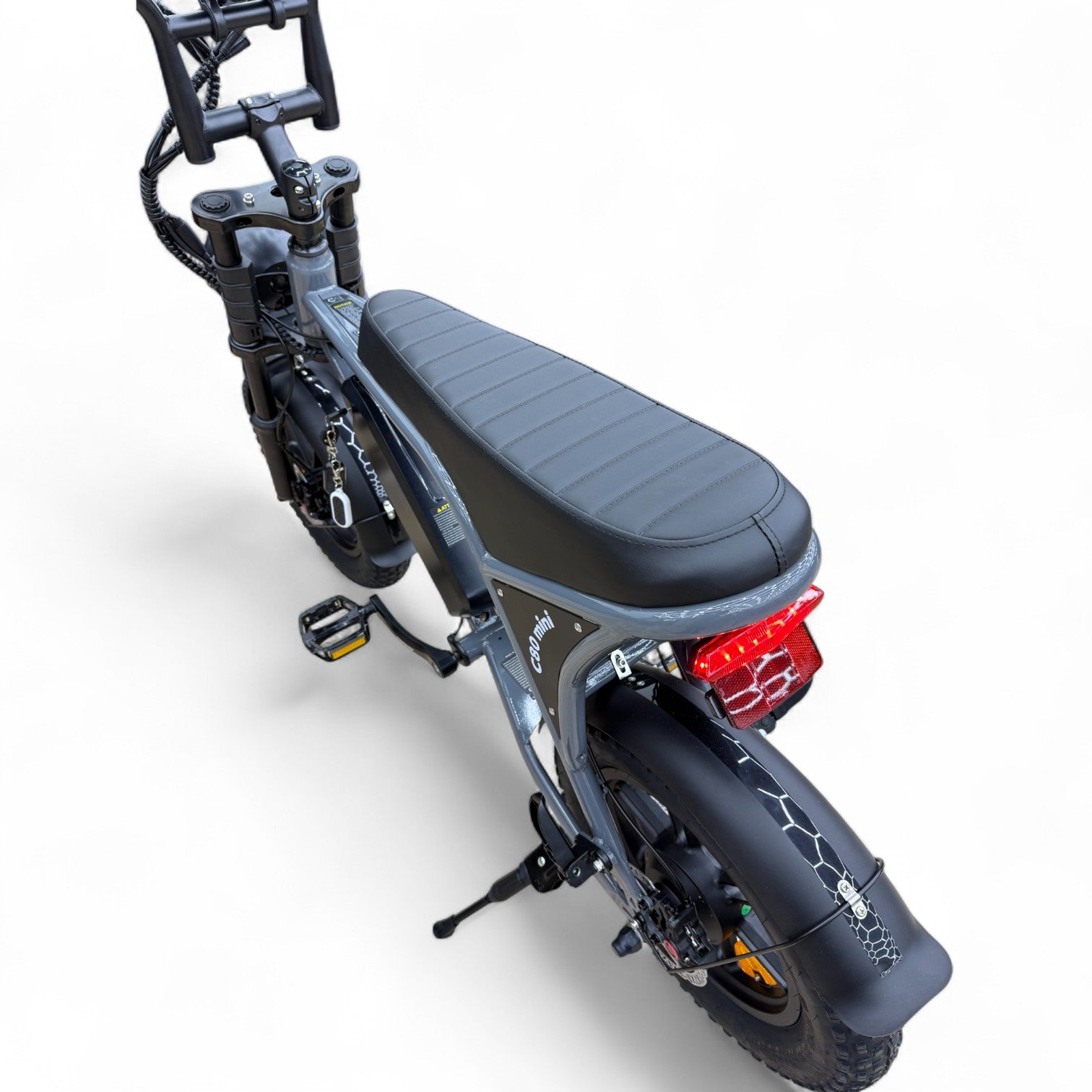 Ouxi C80 Mini Fatbike Nardo Grey met Hydraulische Remmen - AE-trading