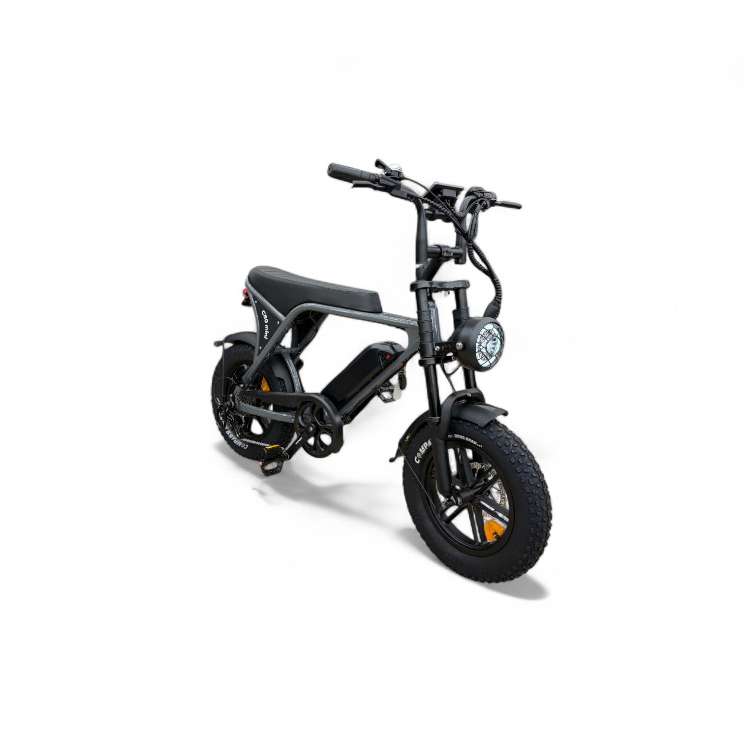 Ouxi C80 Mini Fatbike Nardo Grey met Hydraulische Remmen - AE-trading