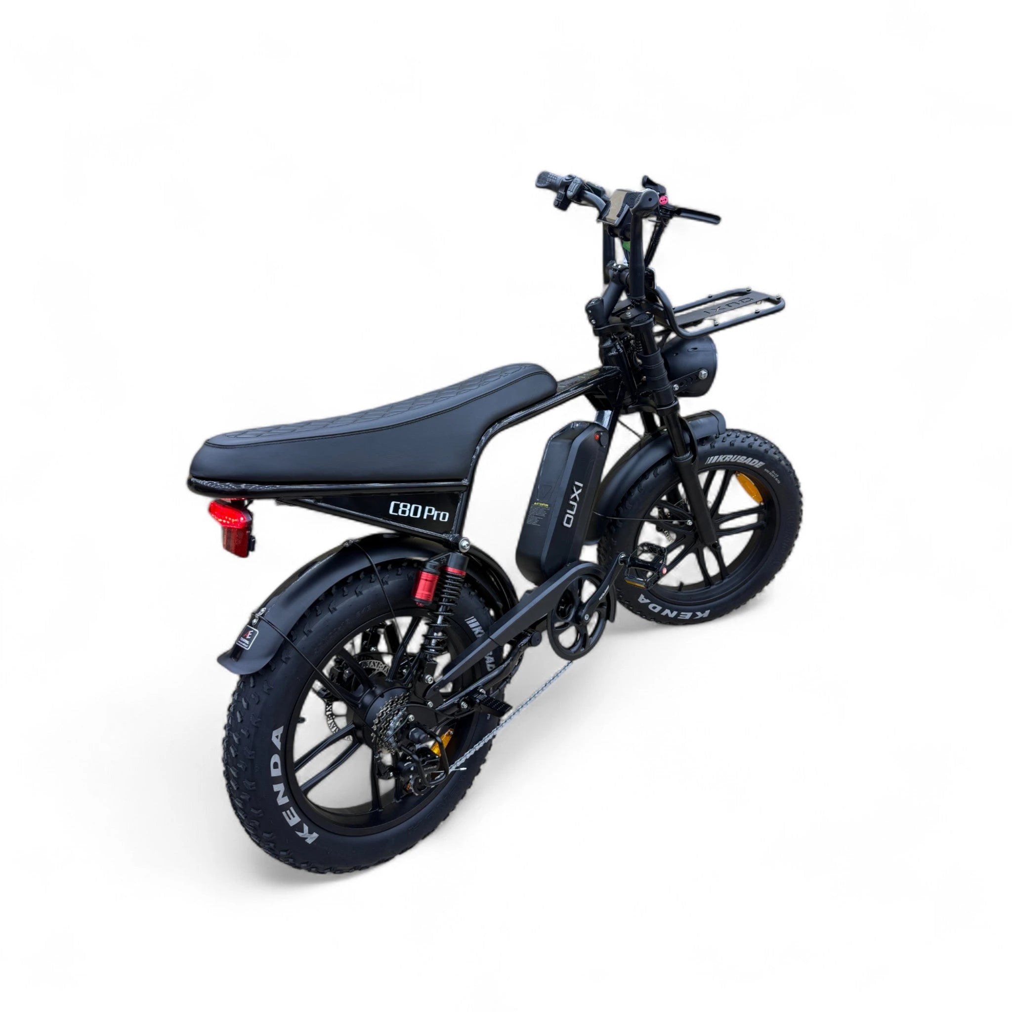 Ouxi C80 Pro Fatbike Zwart met Hydraulische Remmen - AE-trading