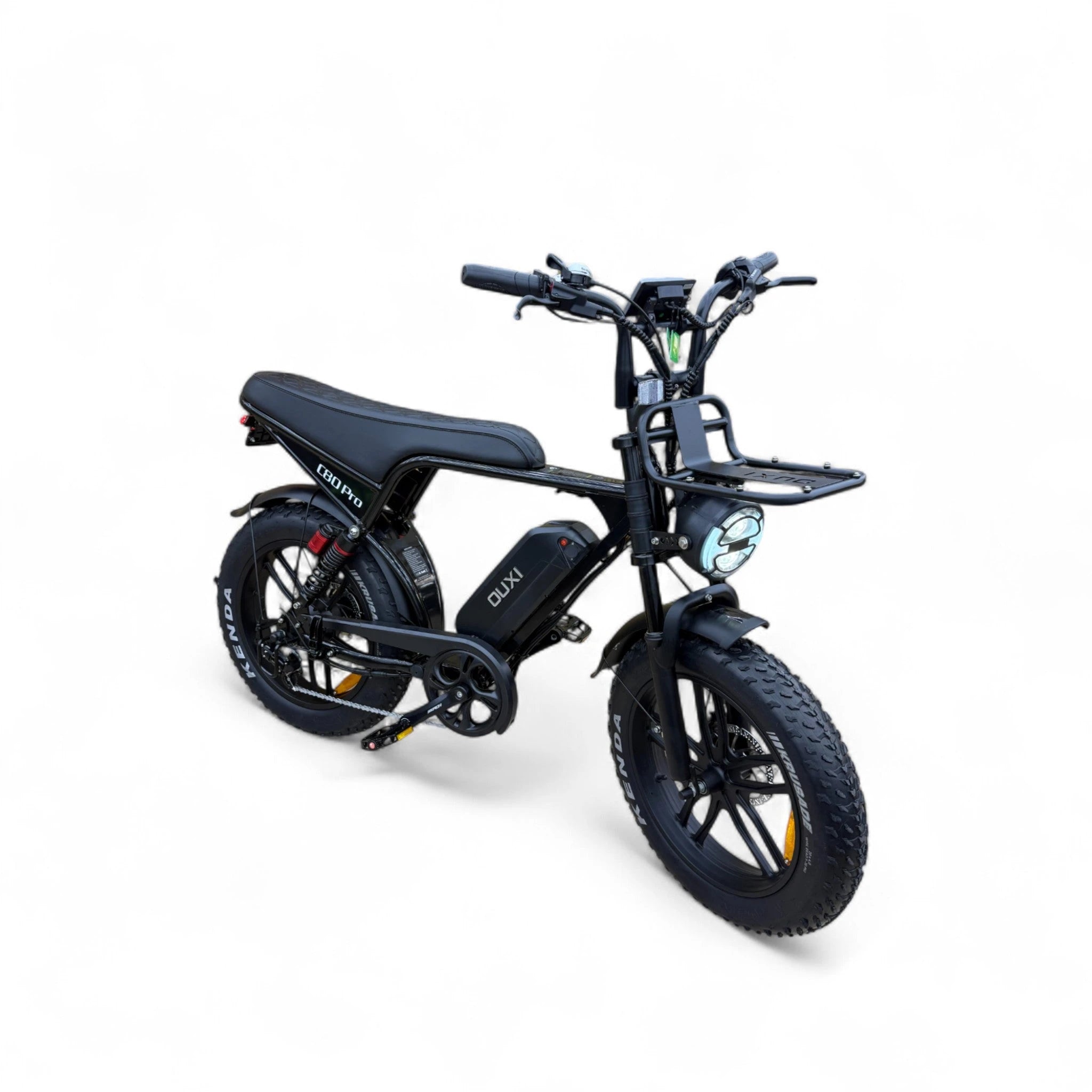 Ouxi C80 Pro Fatbike Zwart met Hydraulische Remmen - AE-trading