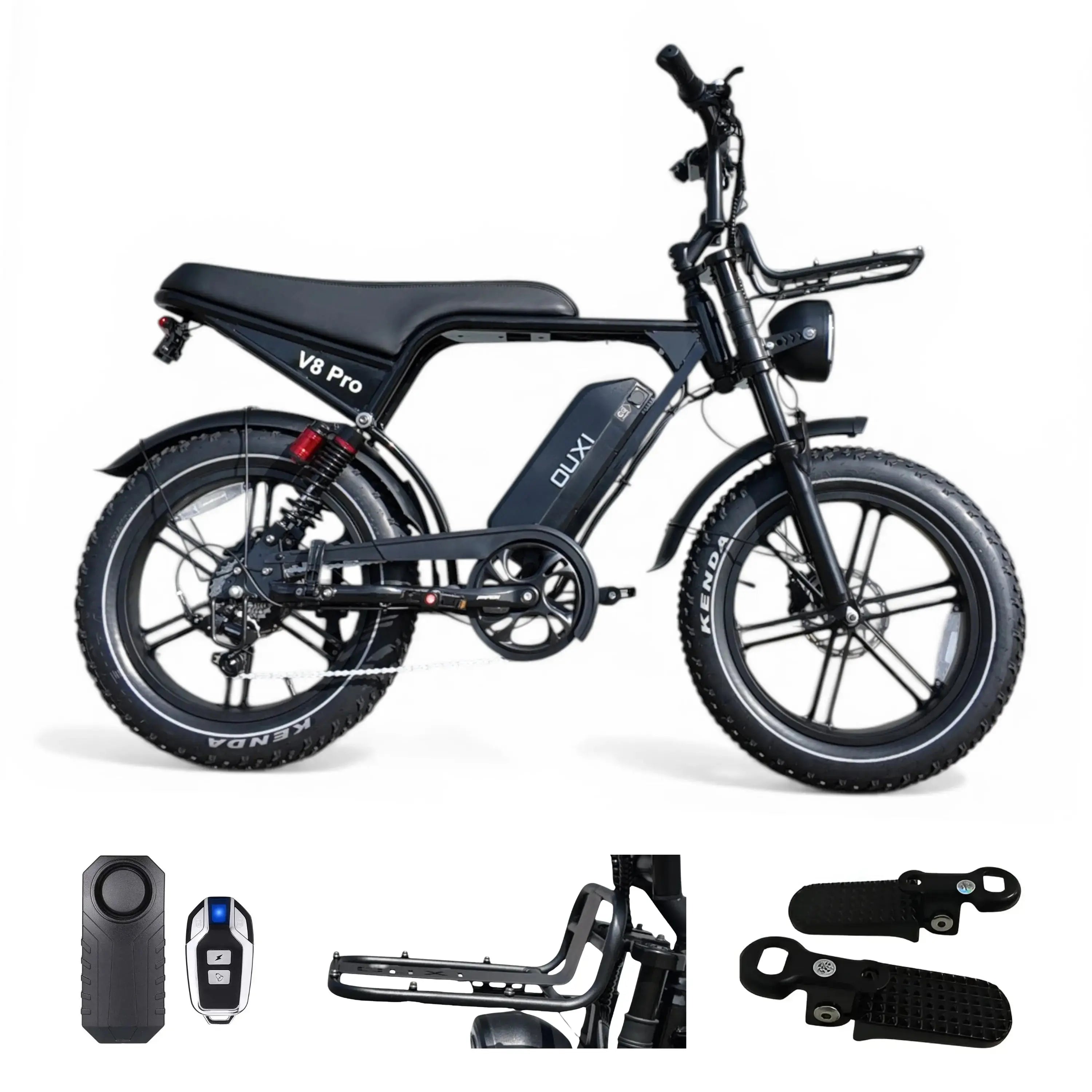 Ouxi C80 Pro Fatbike – Zwart - AE-trading