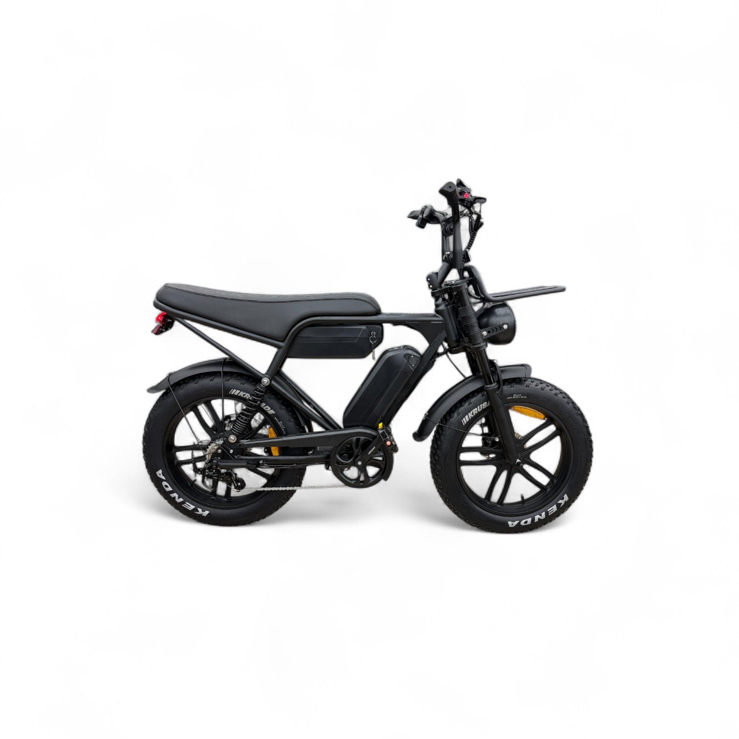 Ouxi C80 Pro Max Fatbike Zwart Dubbele Accu met Hydraulische Remmen
