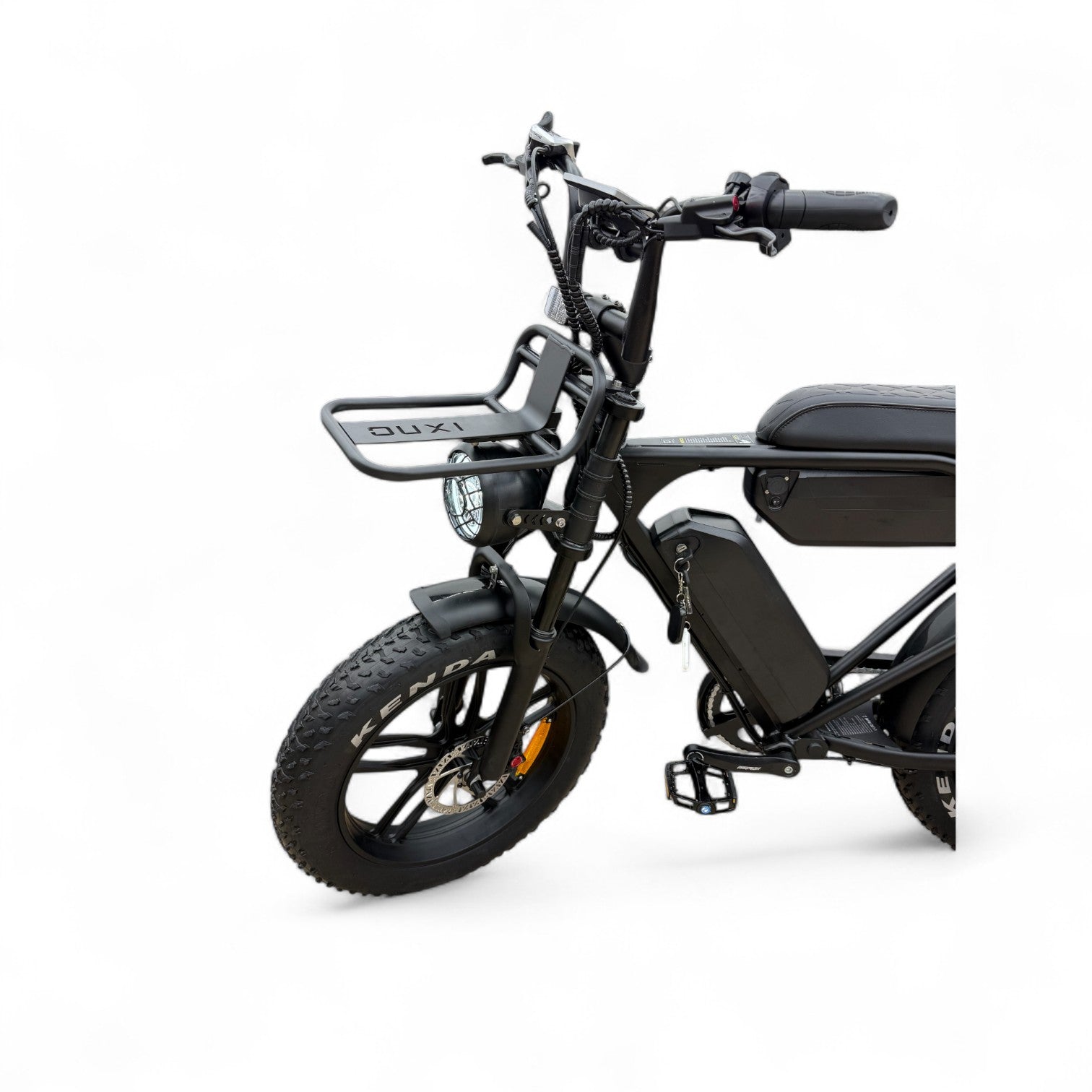 Ouxi C80 Pro Max Fatbike Zwart Dubbele Accu met Hydraulische Remmen