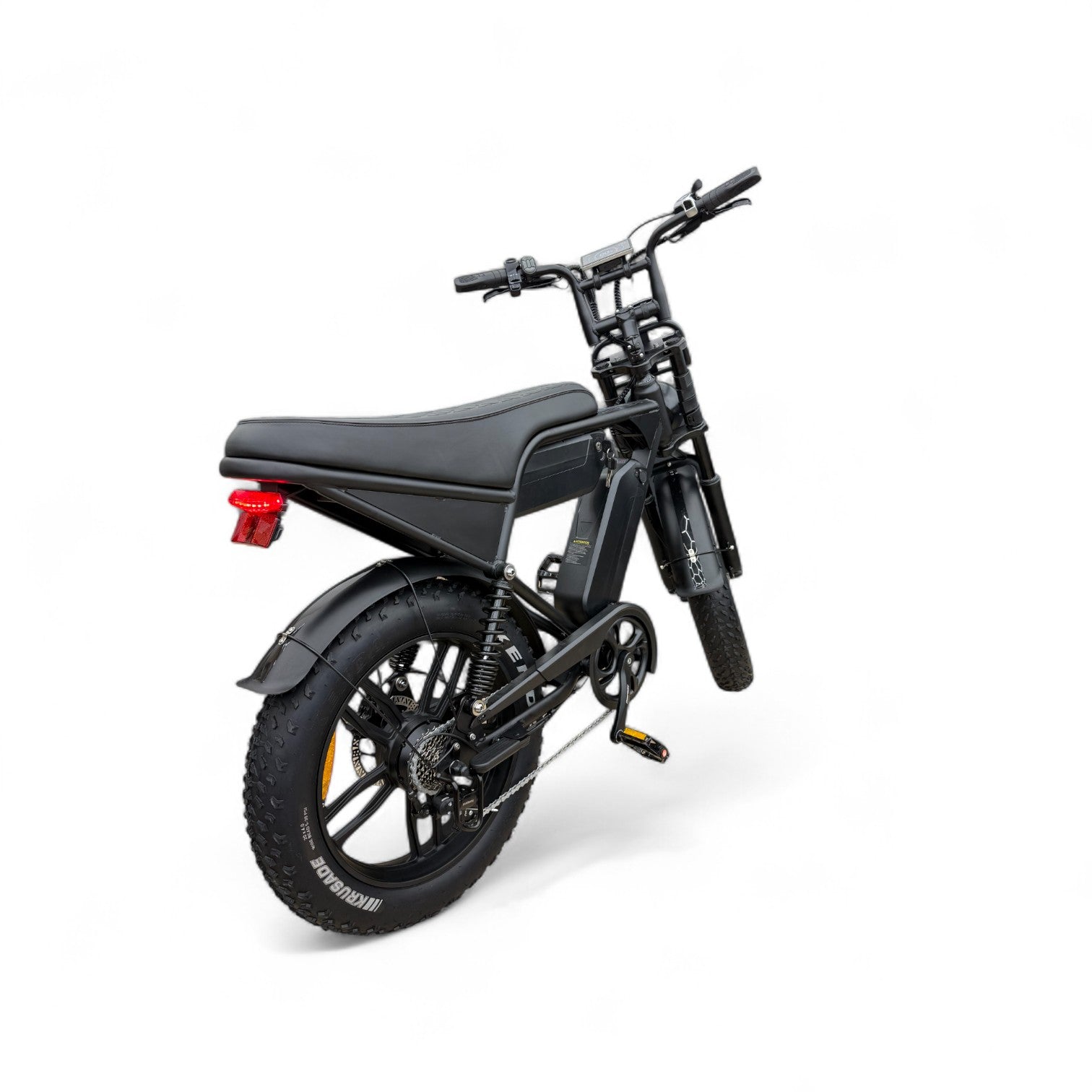Ouxi C80 Pro Max Fatbike Zwart Dubbele Accu met Hydraulische Remmen