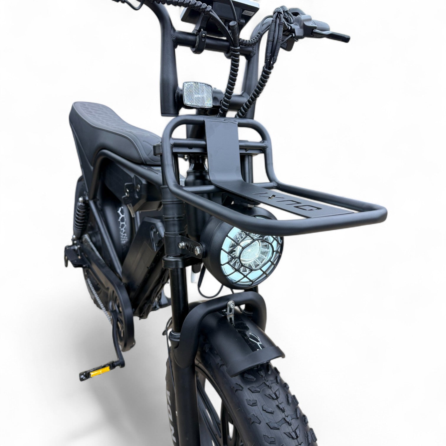 Ouxi C80 Pro Max Fatbike Zwart Dubbele Accu met Hydraulische Remmen
