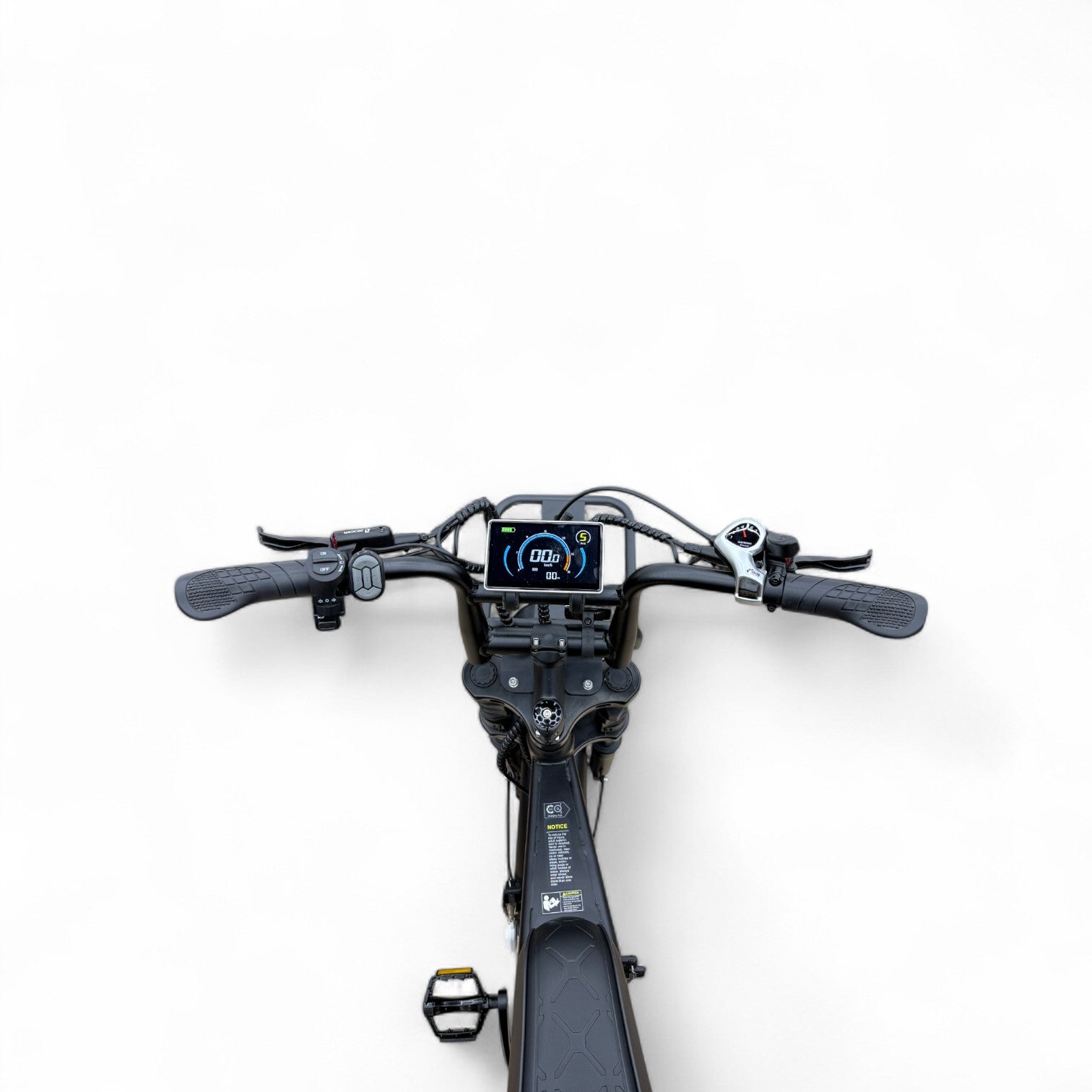 Ouxi C80 Pro Max Fatbike Zwart Dubbele Accu met Hydraulische Remmen