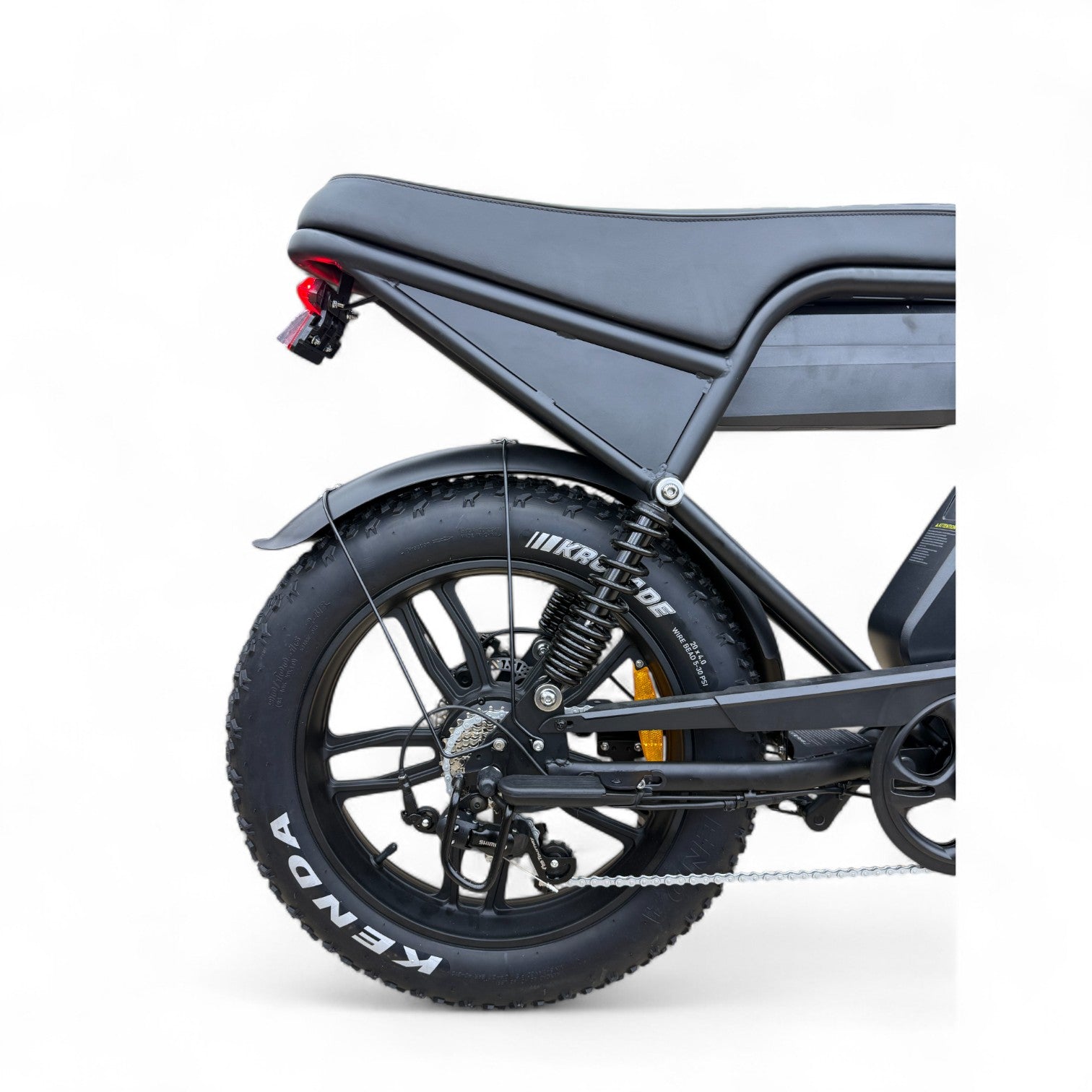 Ouxi C80 Pro Max Fatbike Zwart Dubbele Accu met Hydraulische Remmen