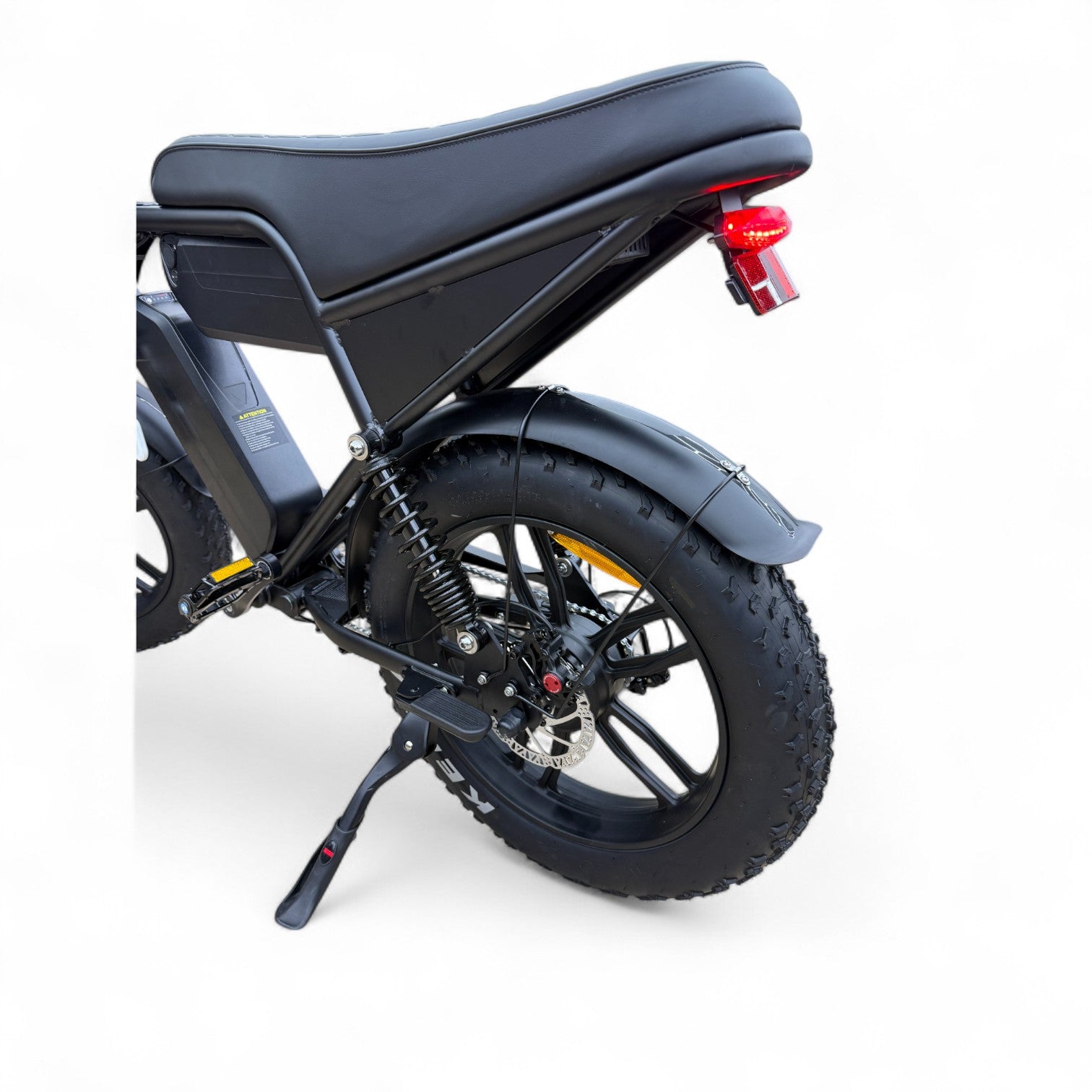 Ouxi C80 Pro Max Fatbike Zwart Dubbele Accu met Hydraulische Remmen