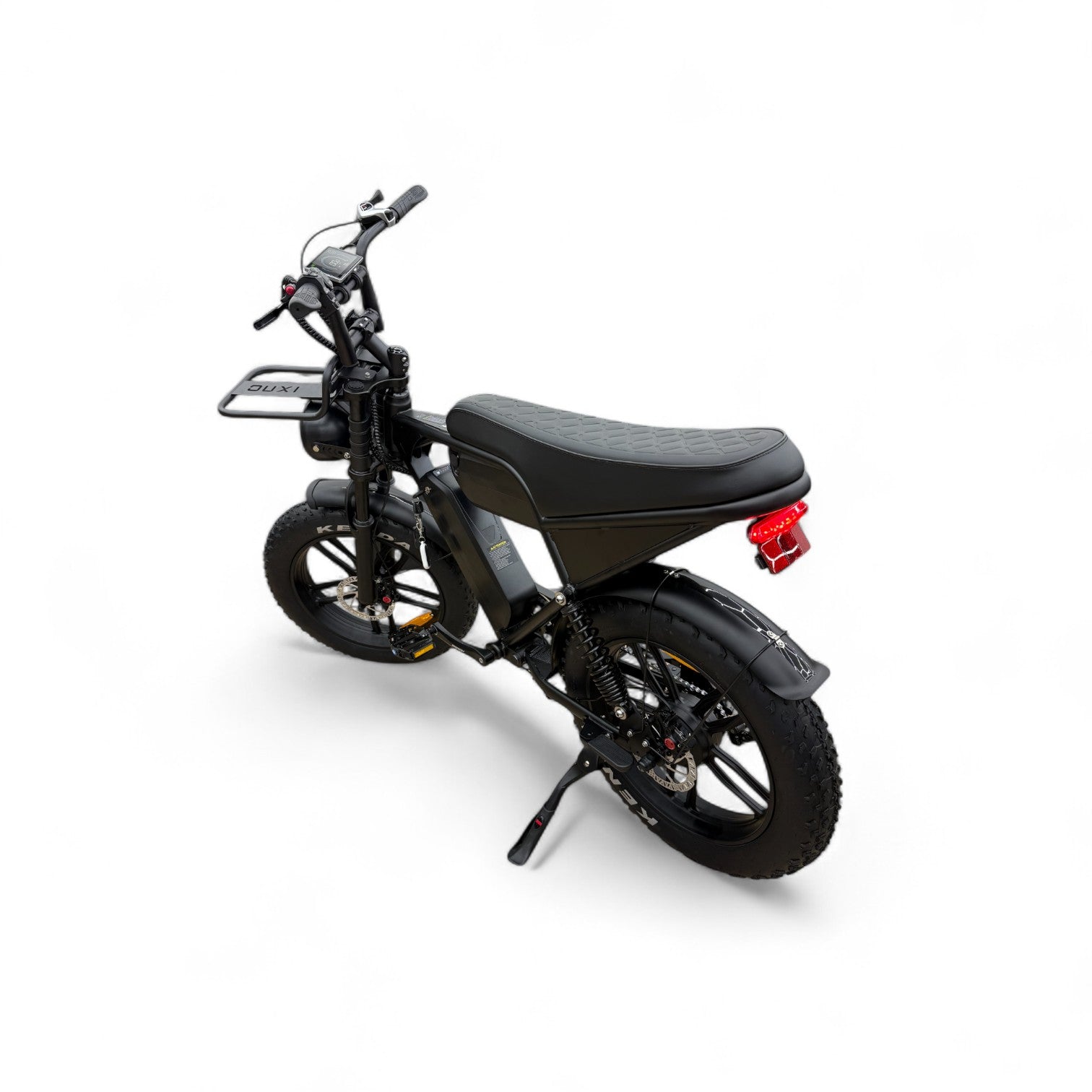 Ouxi C80 Pro Max Fatbike Zwart Dubbele Accu met Hydraulische Remmen