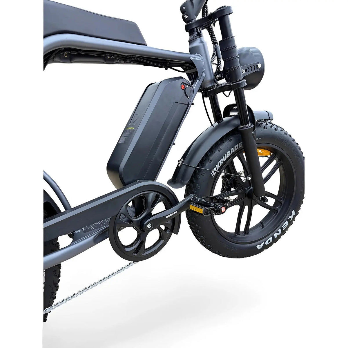 Ouxi C80 V8 5.0 Fatbike – Space Grey - Inclusief Accessoires - AE-trading