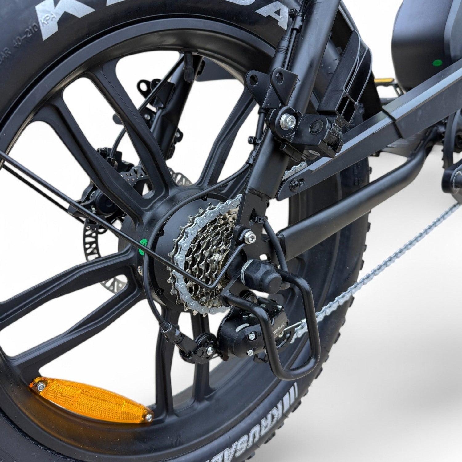 Ouxi C80 V8 5.0 Fatbike Zwart met Hydraulische Remmen 2025 - AE-trading