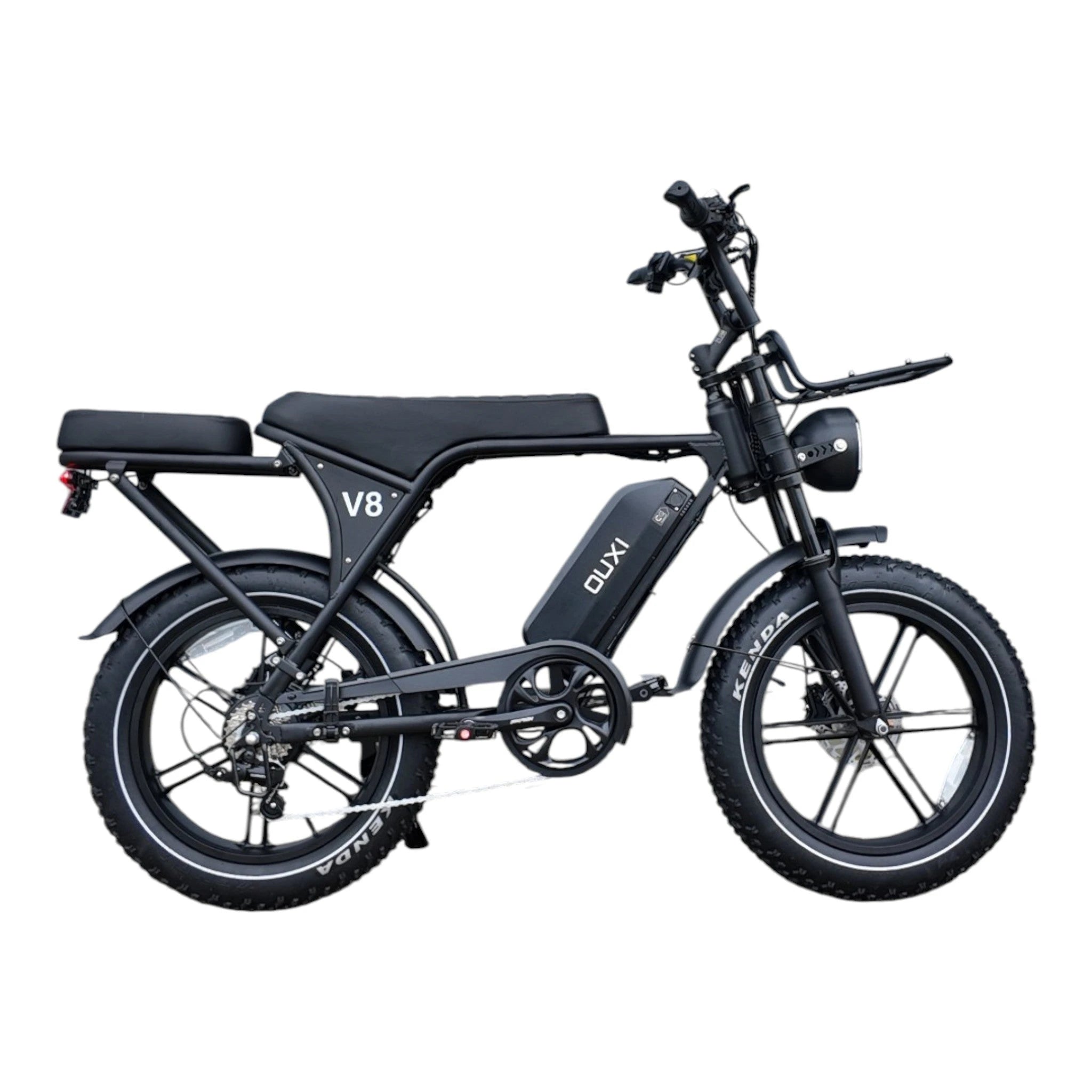 Ouxi C80 V8 6.0 Fatbike Zwart met Hydraulische Remmen & NFC 2026 - AE-trading