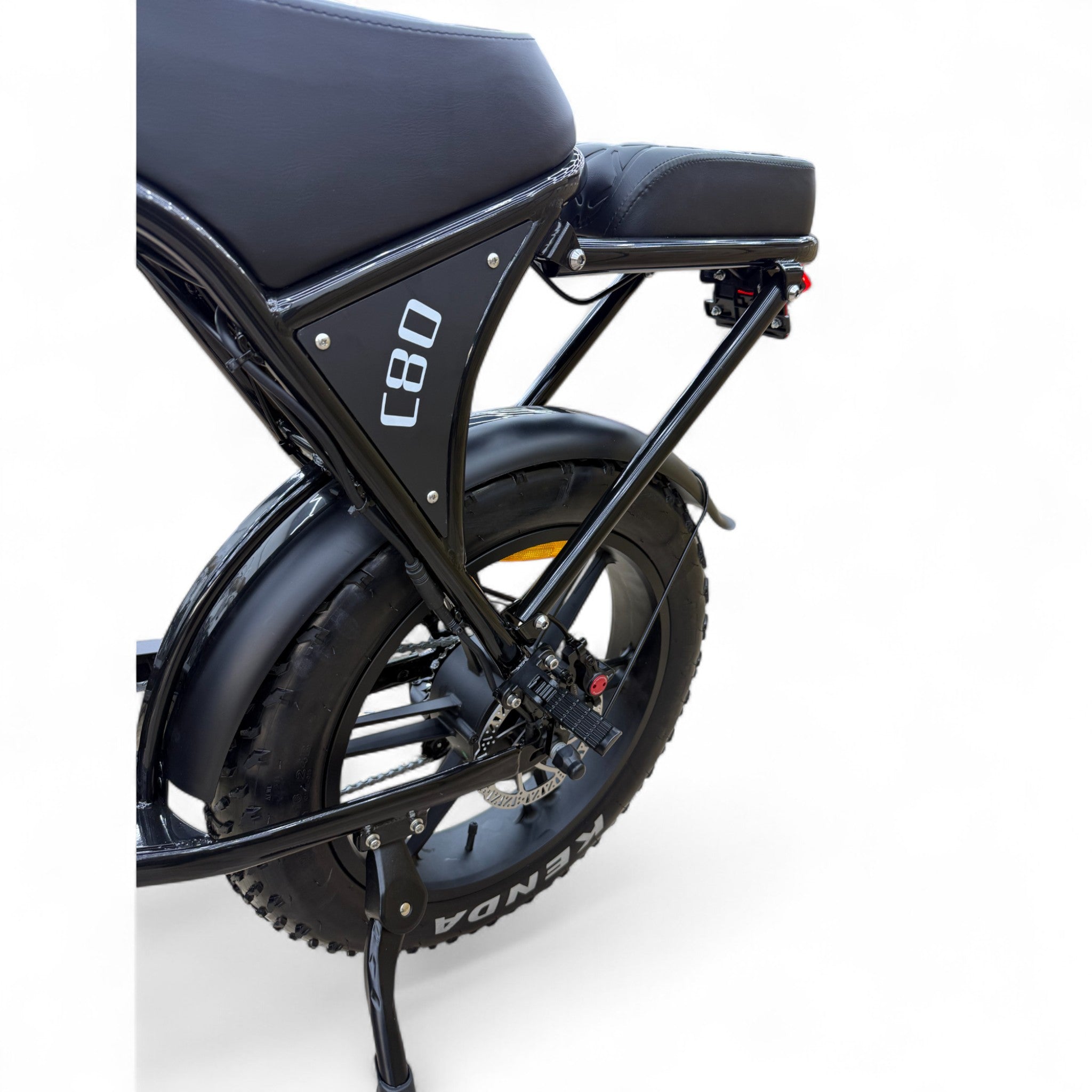 Ouxi C80 V8 6.0 Fatbike Zwart met Hydraulische Remmen & NFC 2025 - AE-trading