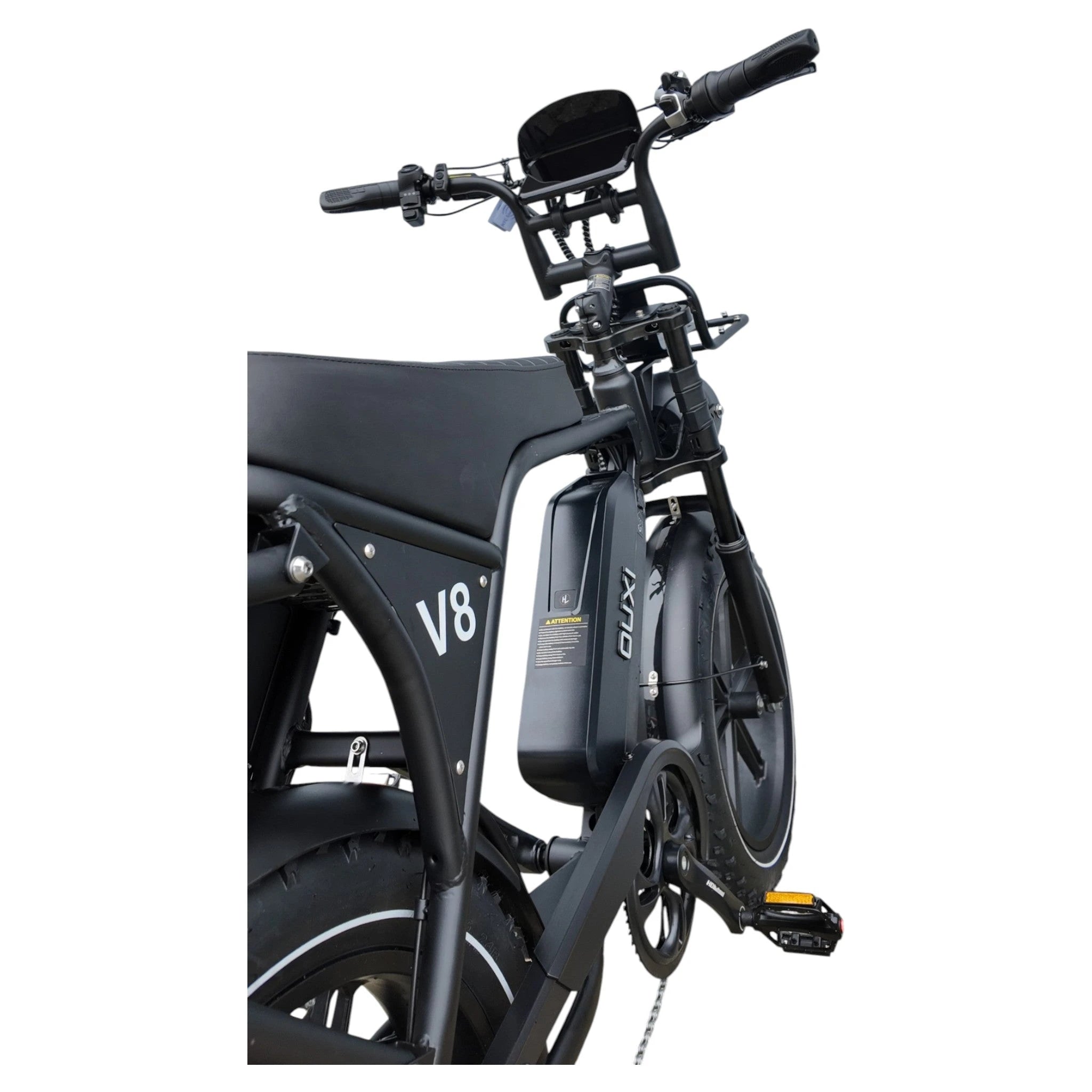 Ouxi C80 V8 6.0 Fatbike Zwart met Hydraulische Remmen & NFC 2026 - AE-trading