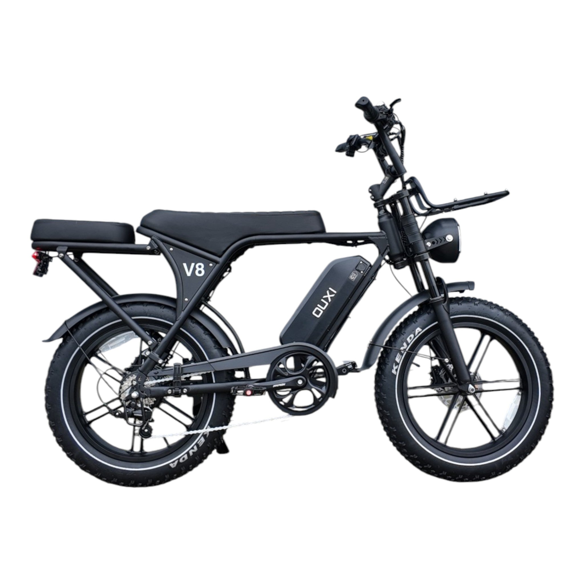Ouxi C80 V8 6.0 Fatbike Zwart met Hydraulische Remmen & NFC 2026 - AE-trading