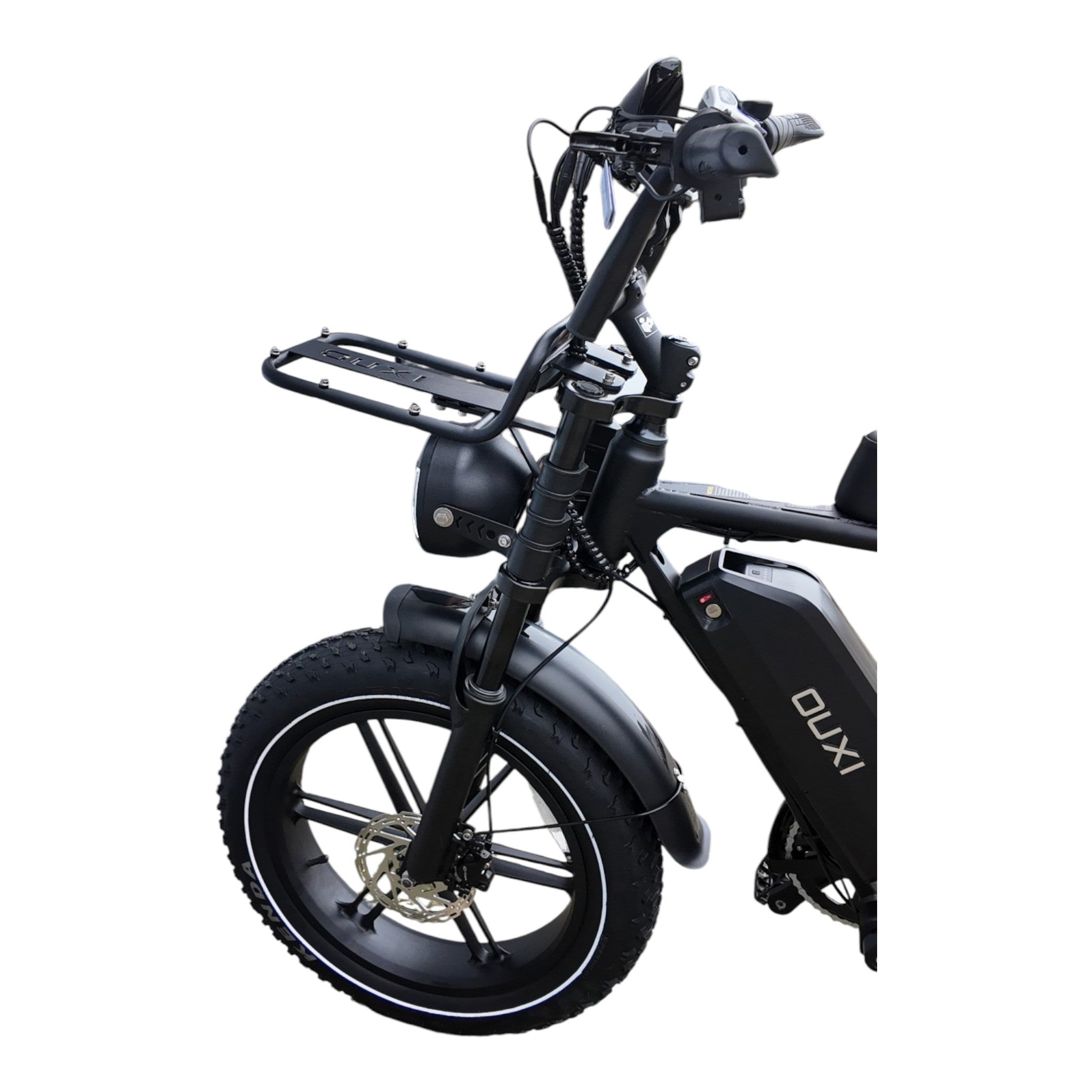 Ouxi C80 V8 6.0 Fatbike Zwart met Hydraulische Remmen & NFC 2026 - AE-trading