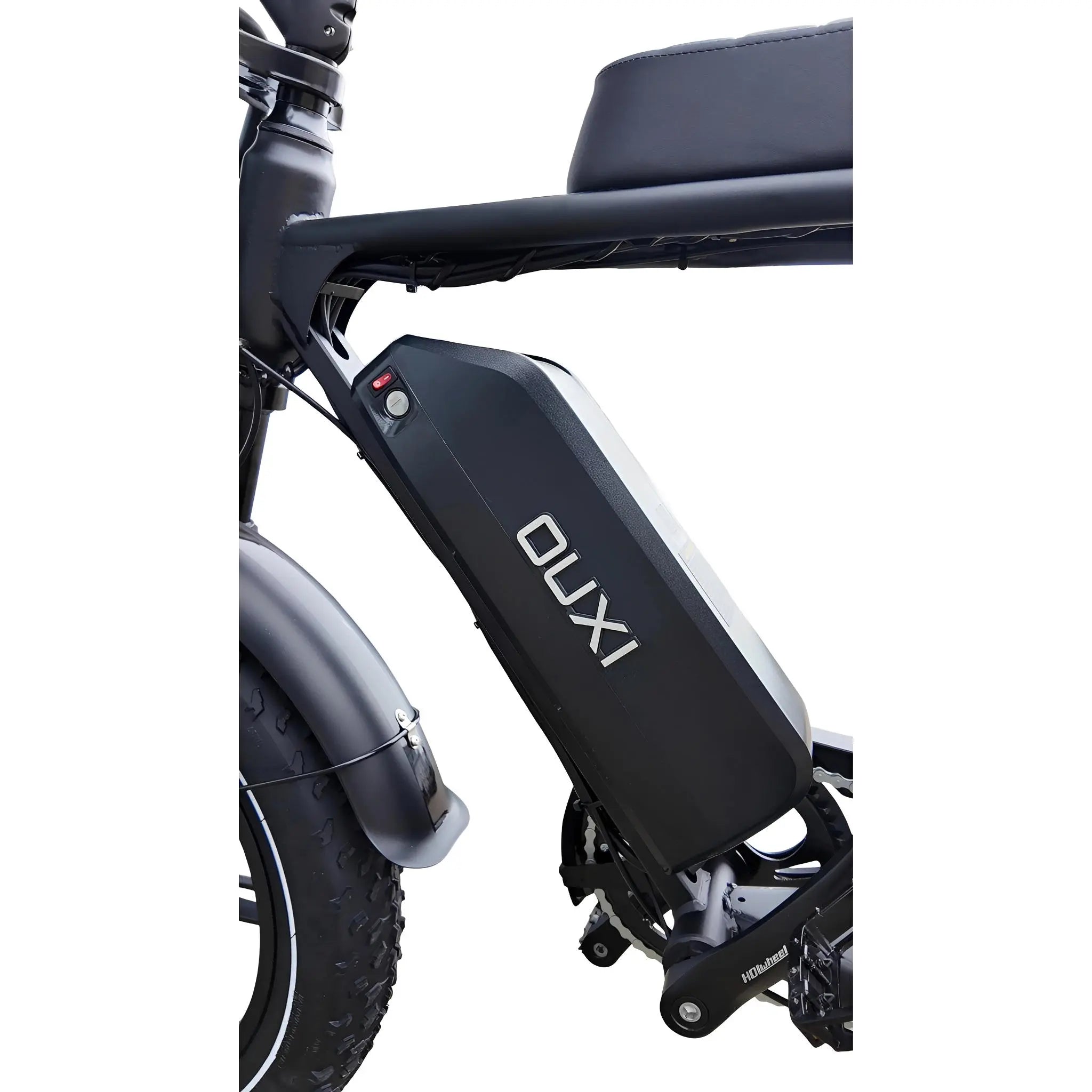 Ouxi C80 V8 6.0 Fatbike Zwart met Hydraulische Remmen & NFC 2026 - AE-trading