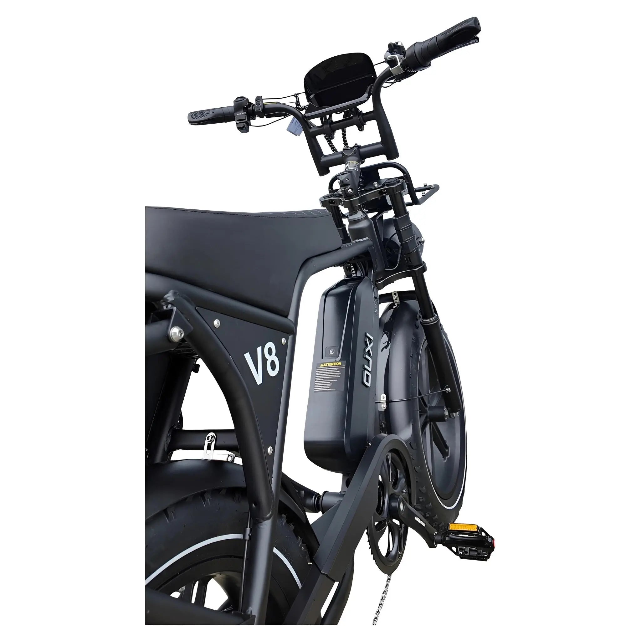 Ouxi C80 V8 6.0 Fatbike Zwart met Hydraulische Remmen & NFC 2026 - AE-trading