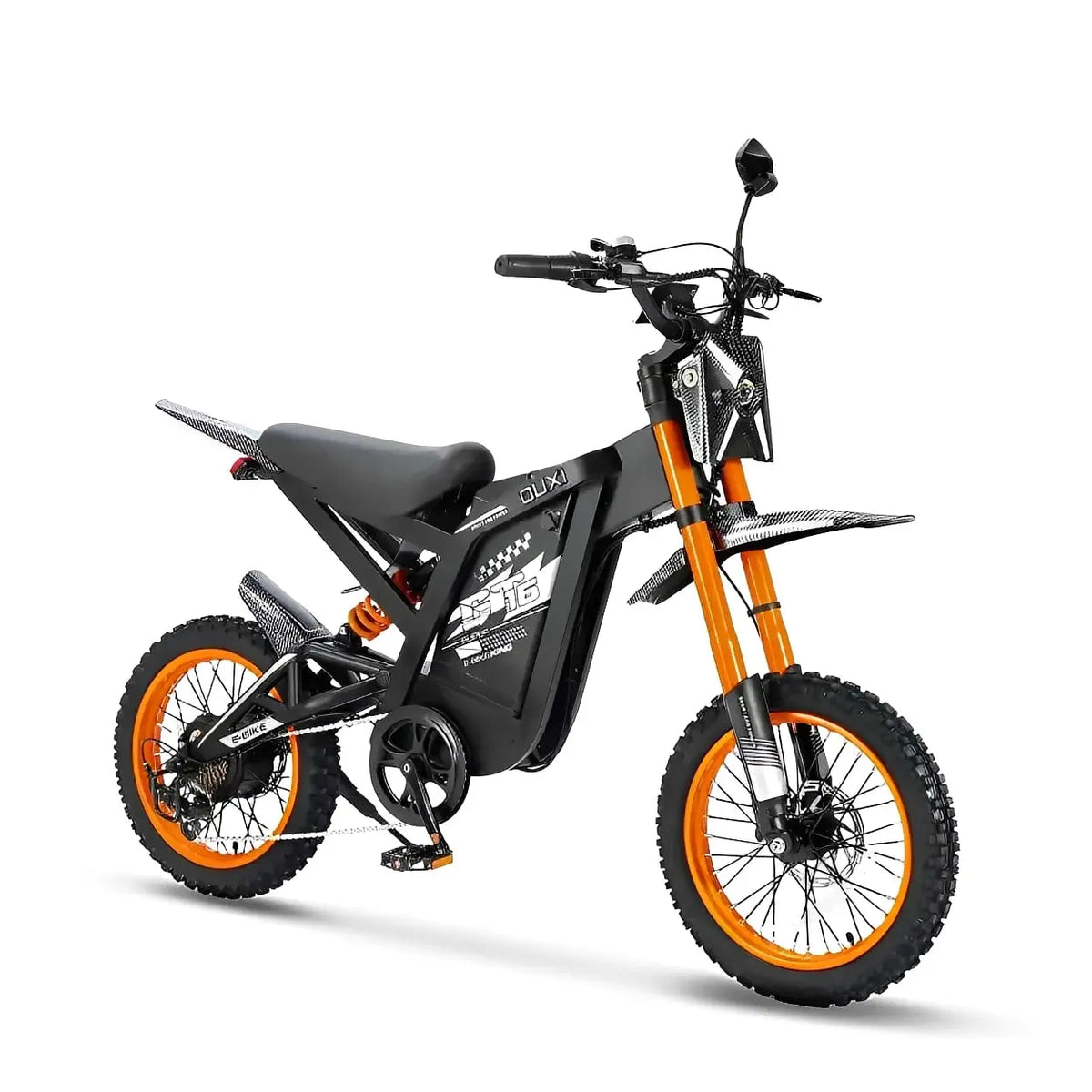 Ouxi GT16 Mini Fatbike - Zwart/Oranje - Skinnybike - AE-trading
