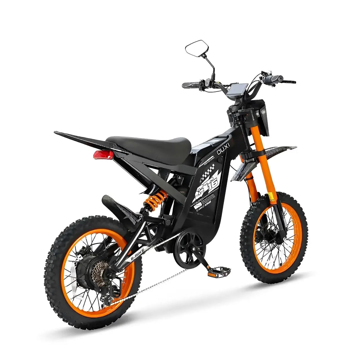 Ouxi GT16 Mini Fatbike - Zwart/Oranje - Skinnybike - AE-trading