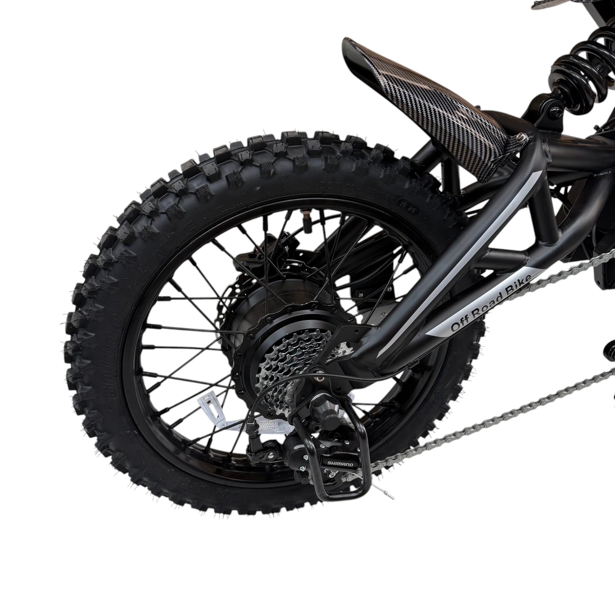Ouxi GT16 Mini Fatbike - Zwart - Skinnybike - AE-trading